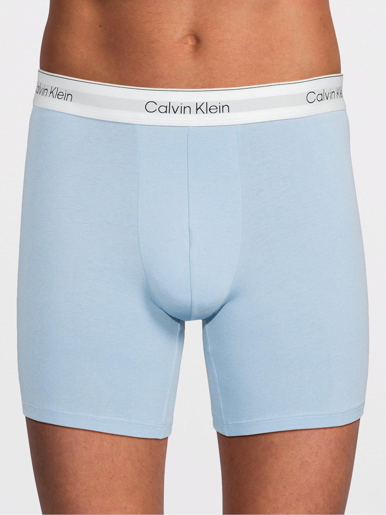 Image 2 of 3 of Calvin Klein Underwear Icon Cotton Stretch 3 Pack Boxer Brief - Assorted