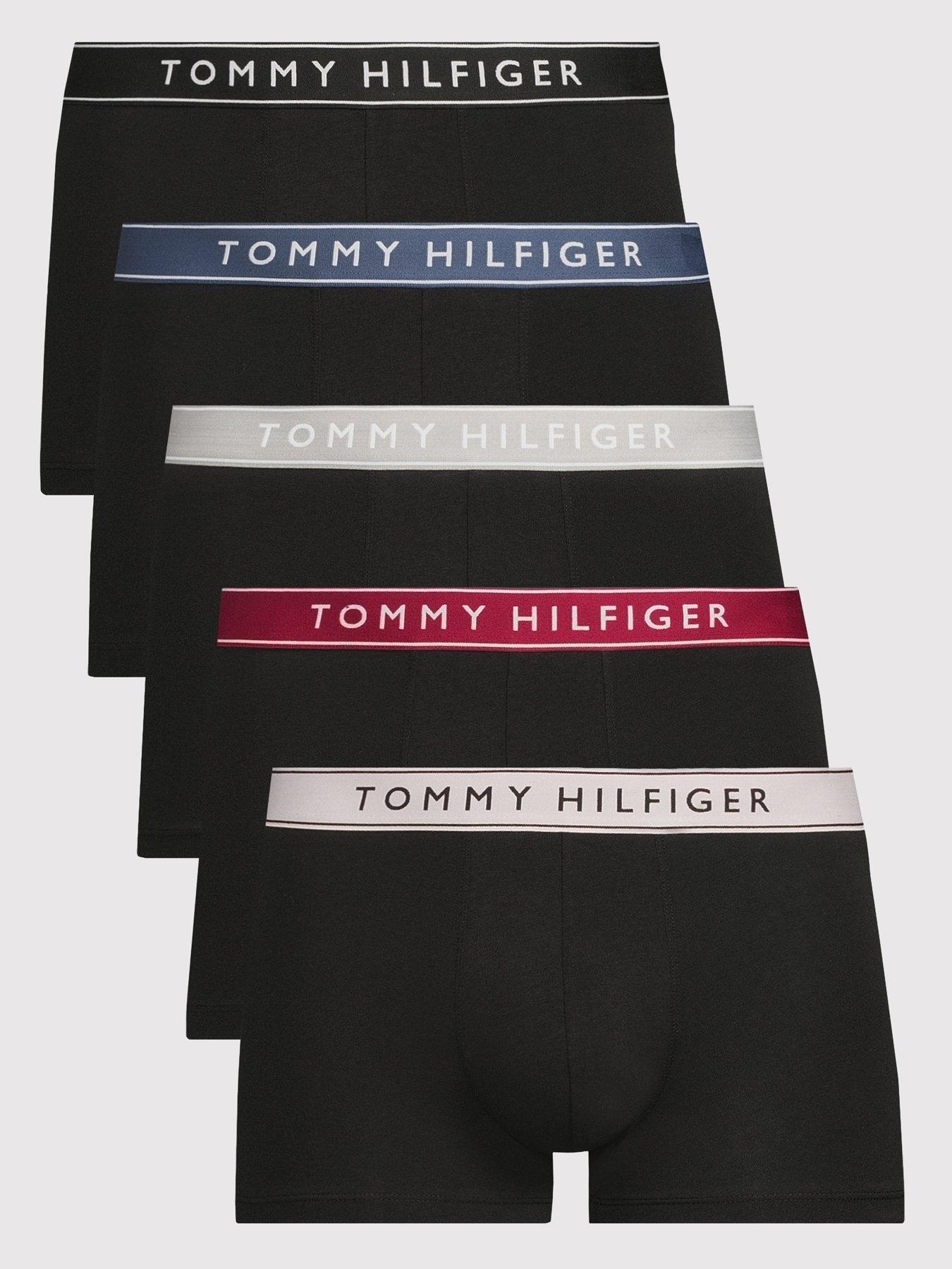 Image 1 of 4 of Tommy Hilfiger 5 Pack Everyday Essentials Trunks - Assorted