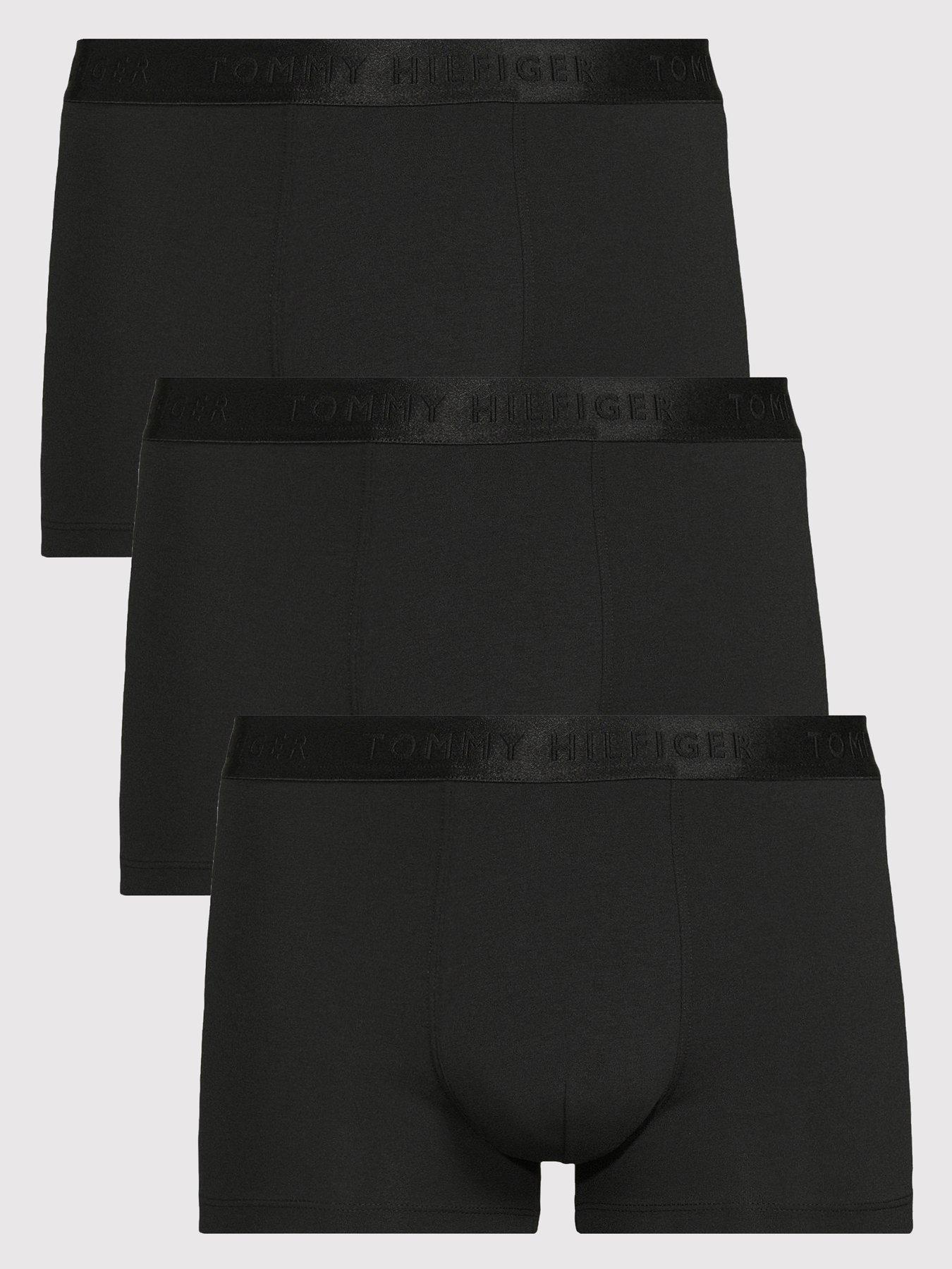 Tommy Hilfiger 3 Pck Everyday Luxe Model Trunks - Black