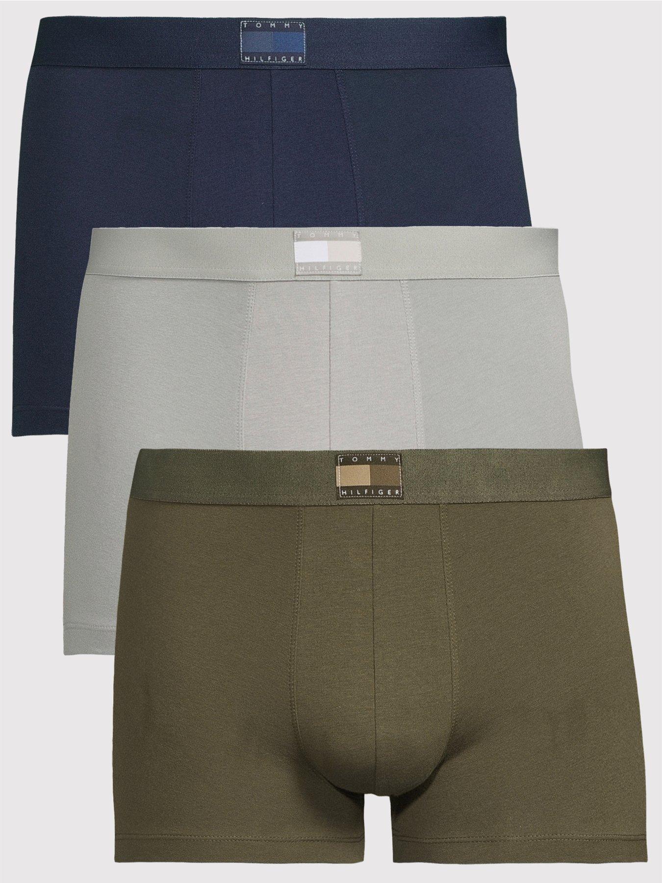 Tommy Hilfiger Tommy Hilfiger 3 Pack Heritage Tonal Flag Trunks - Assorted