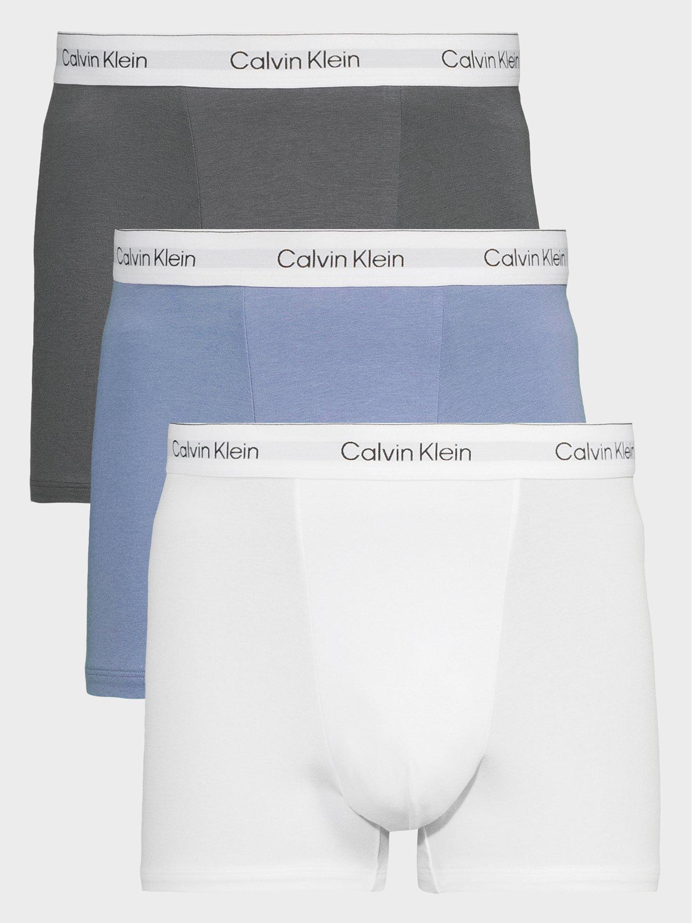 Calvin Klein Underwear Icon Cotton Stretch 3 Pack Relaxed Trunks - Assorted
