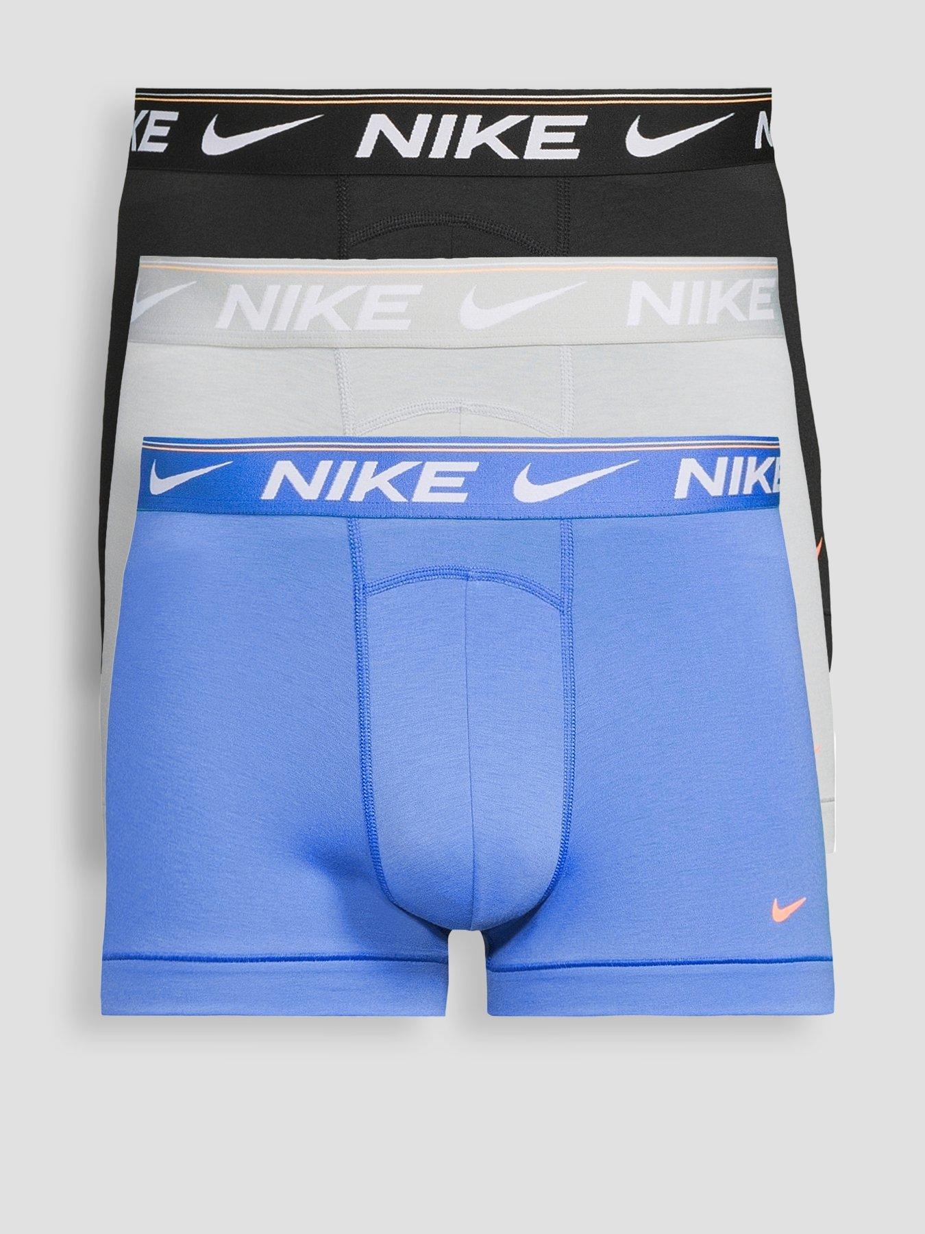 Nike Micro 3 Pack Trunks, Assorted, Size Xl, Men