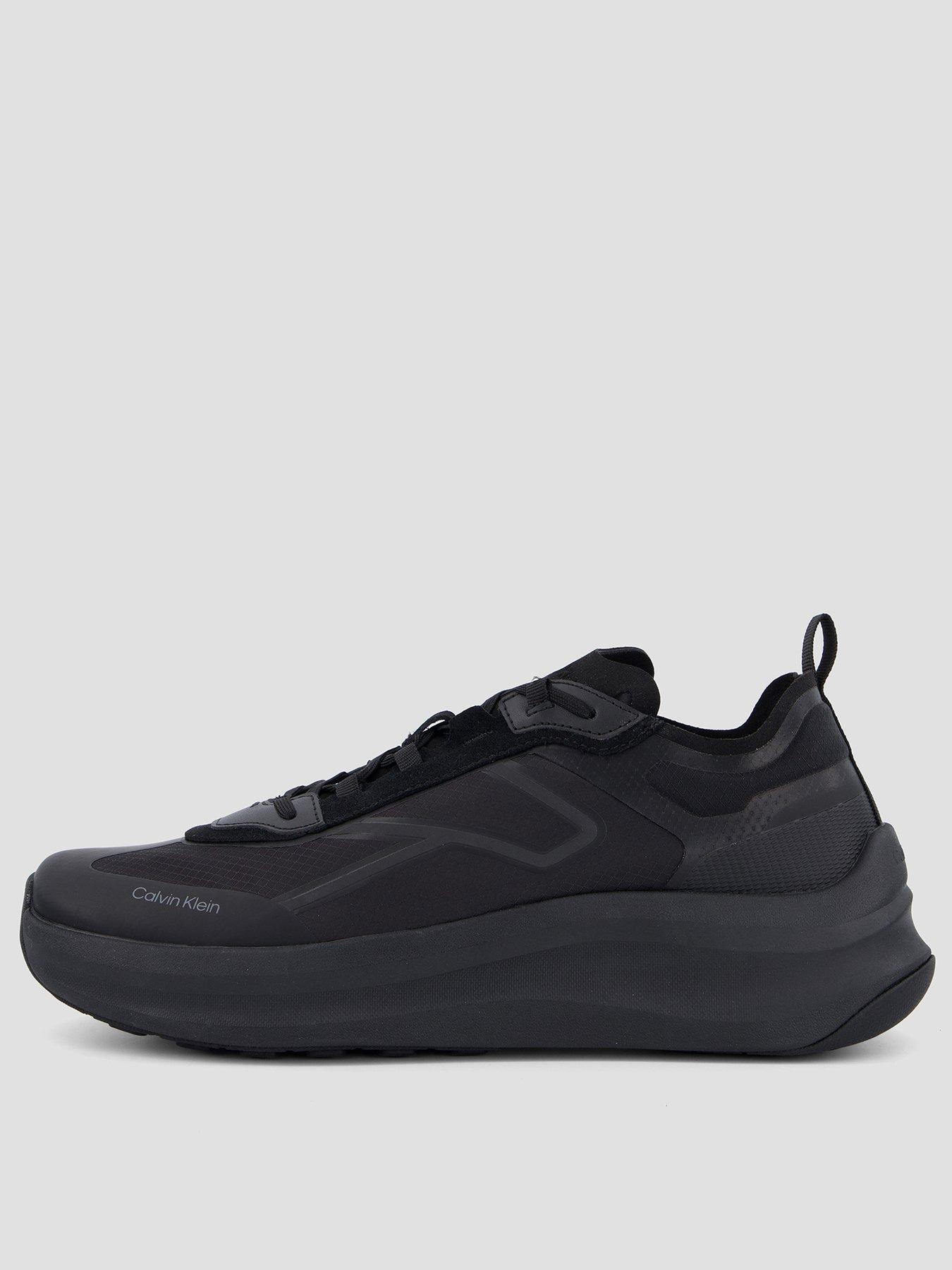 Calvin Klein Chunky Run Laceup Stripe Ny, Black, Size 42=8, Men