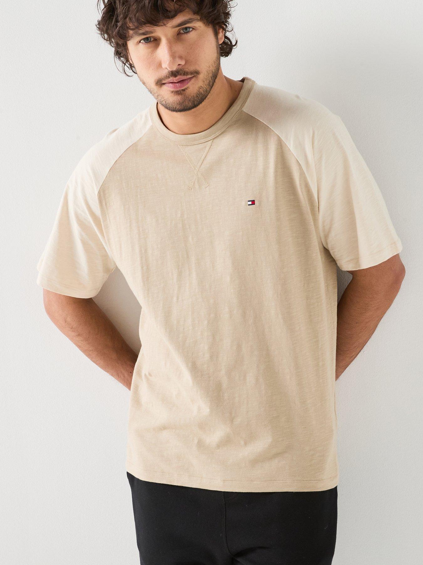 Tommy Hilfiger Raglan Loungewear T-Shirt - Light Beige