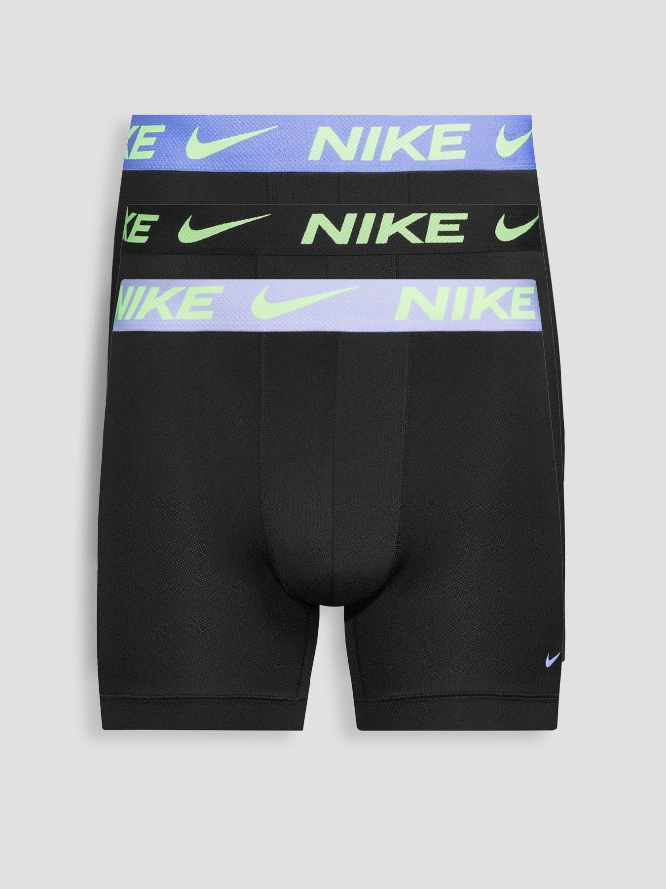Nike Micro 3 Pack Boxer Brief - Black/Multi