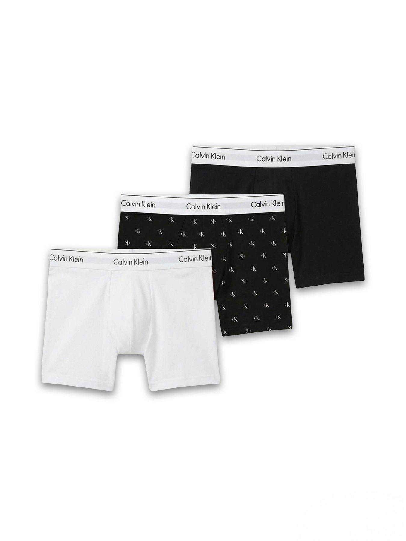 Calvin Klein Underwear Icon Cotton Stretch 3 Pack Boxer Brief, Assorted, Size Xl, Men