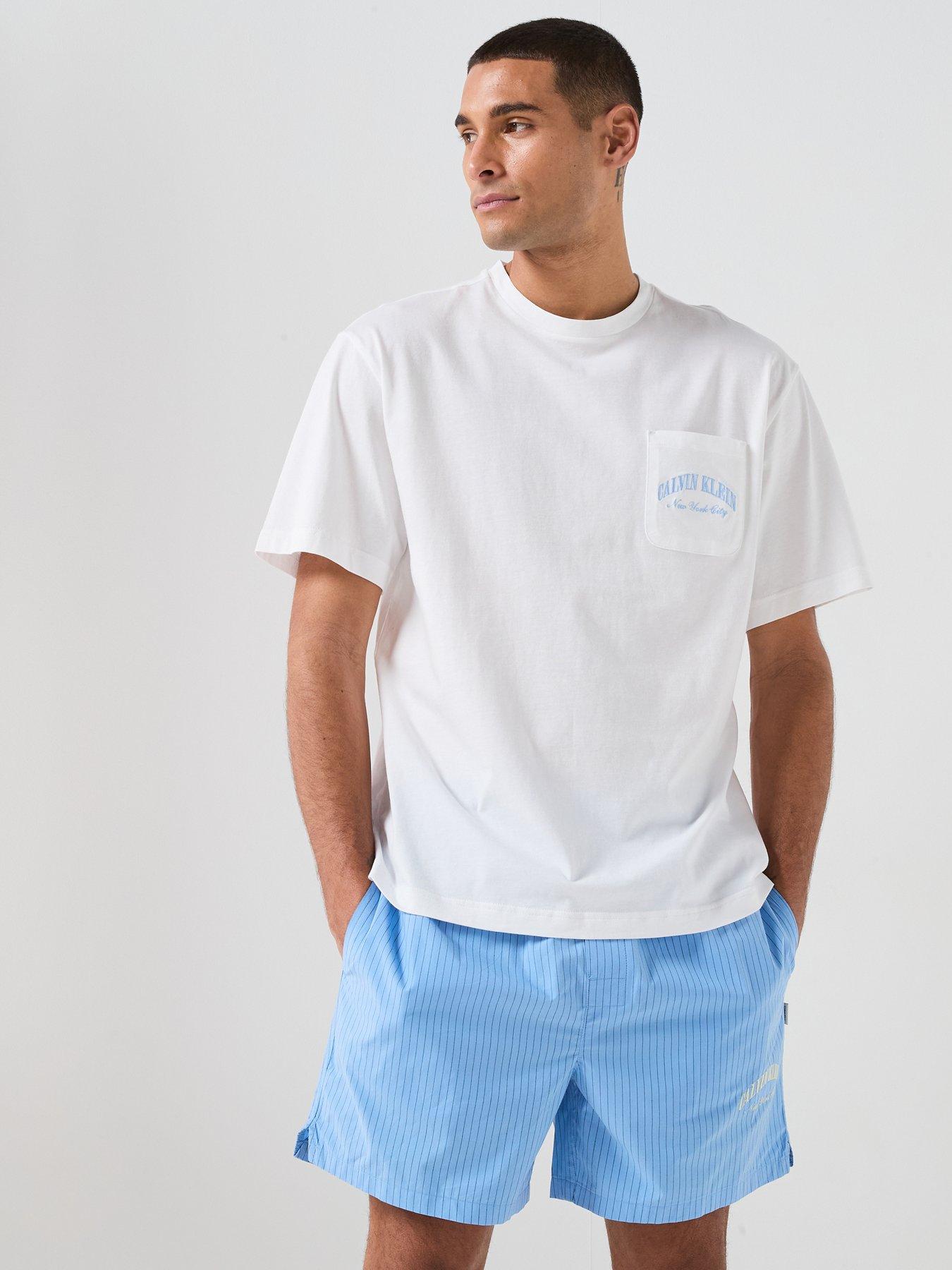 Calvin Klein Loungewear Heritage Crest Pyjama Set - White