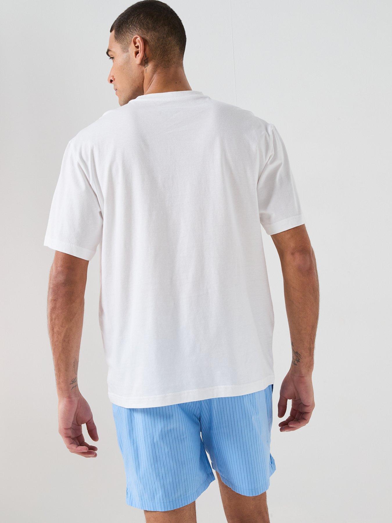 Image 2 of 6 of Calvin Klein Loungewear Heritage Crest Pyjama Set - White