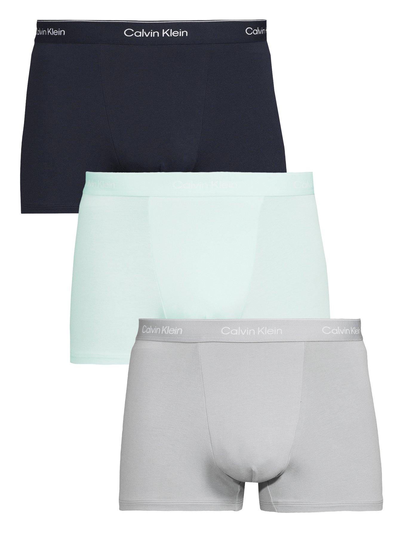 Calvin Klein Underwear Icon Cotton Stretch 3 Pack Relaxed Trunks - Assorted
