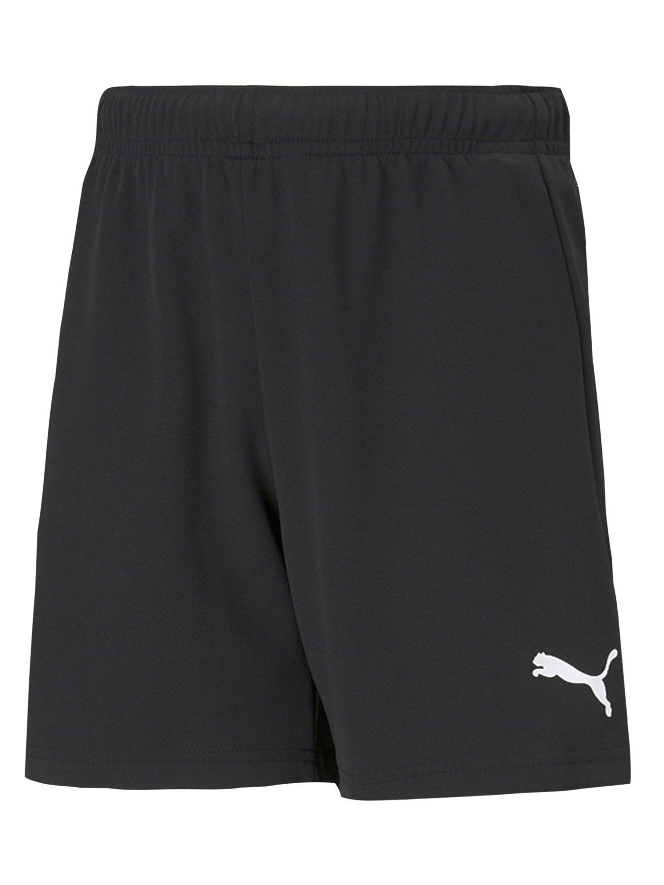 Puma Junior Footbll Team Rise Short - Black/White
