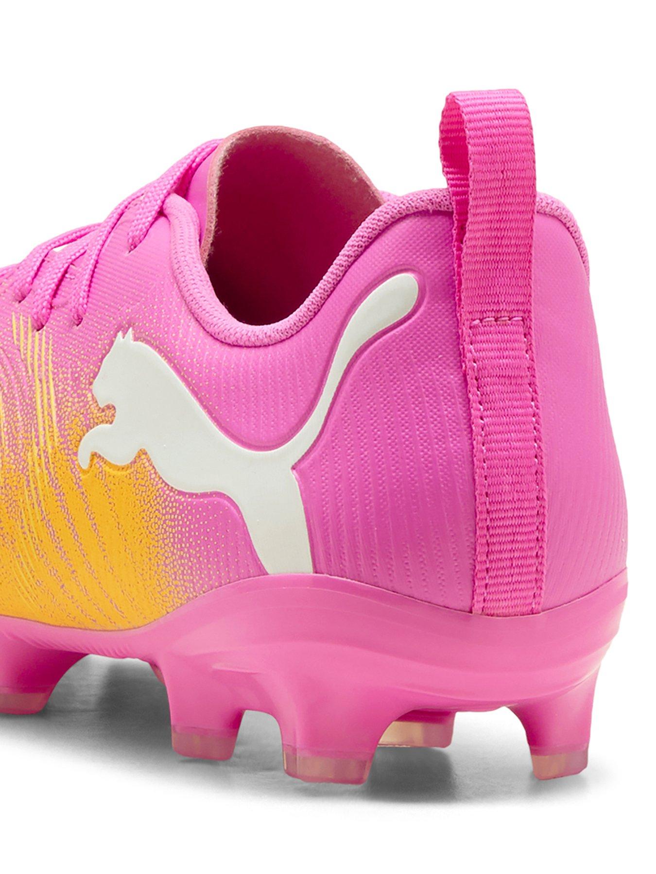 Image 5 of 5 of Puma Junior Future 9 Play Firm Ground Football Boots - Pink