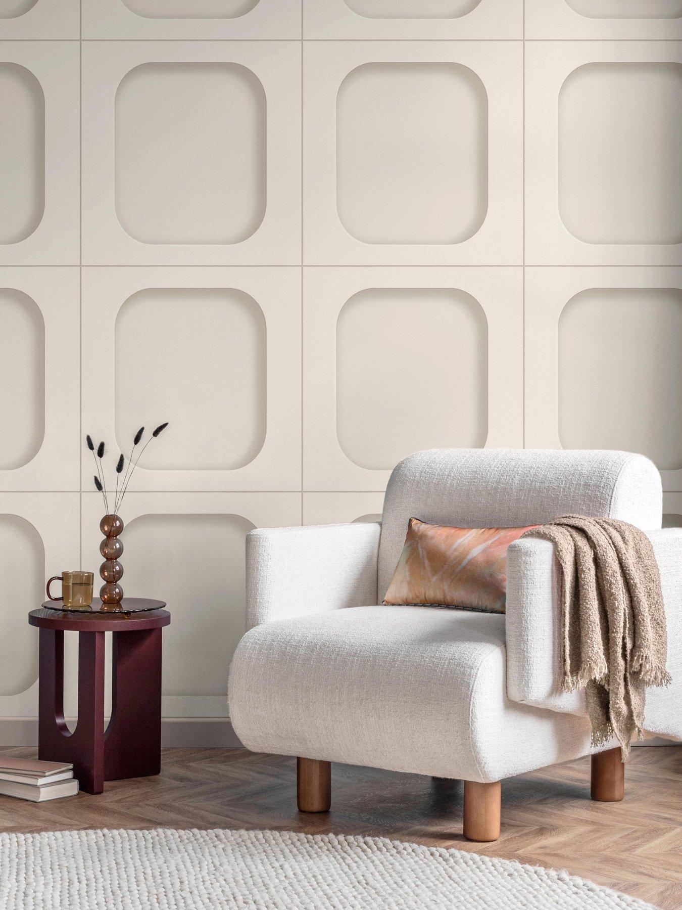 Fine Decor Sloane Panel Stone Wallpaper