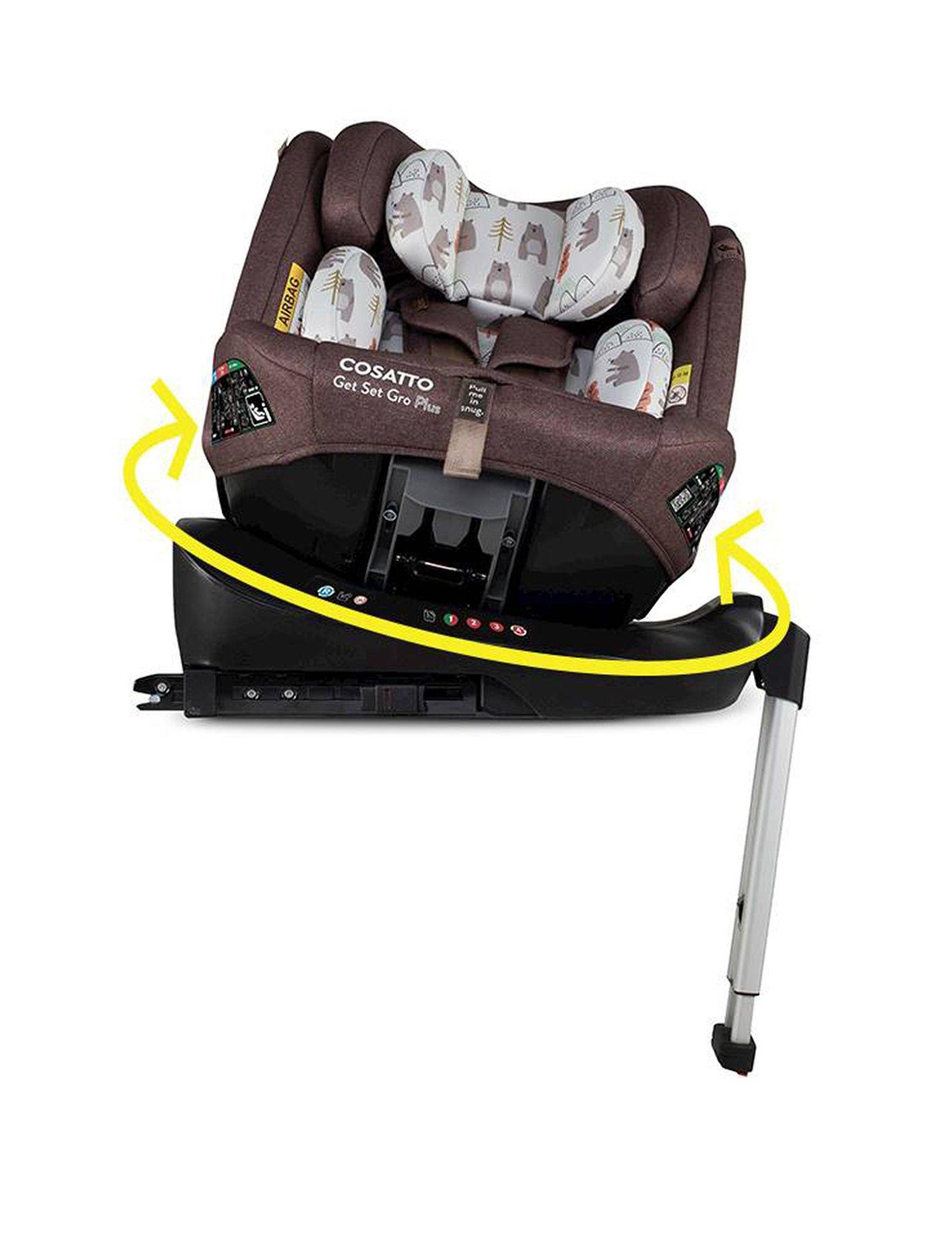 Image 1 of 8 of Cosatto Get Set Grow Plus i-Size 360 Spin Car Seat - Bear Hug