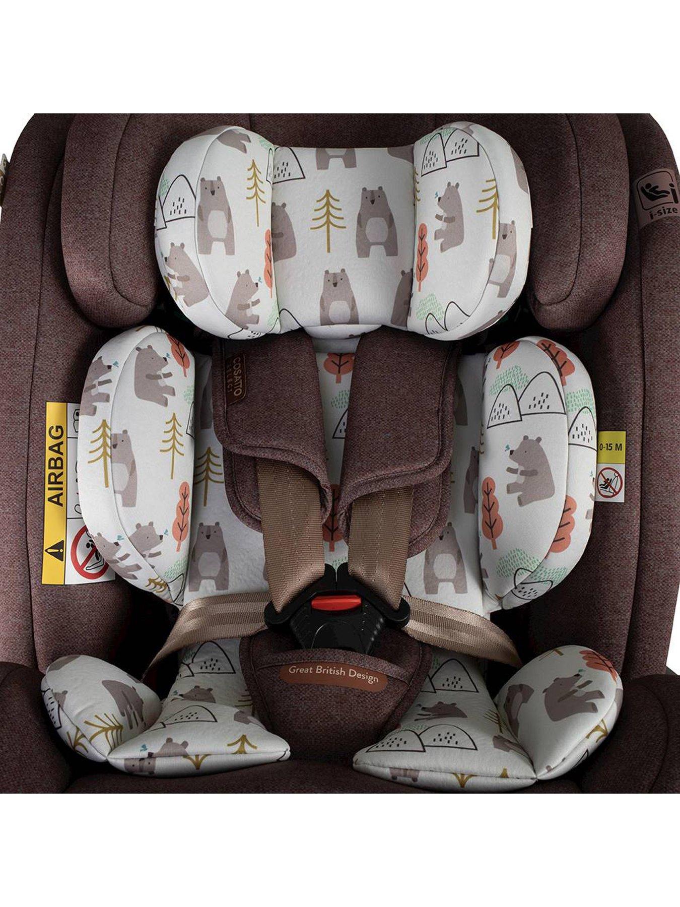 Image 6 of 8 of Cosatto Get Set Grow Plus i-Size 360 Spin Car Seat - Bear Hug