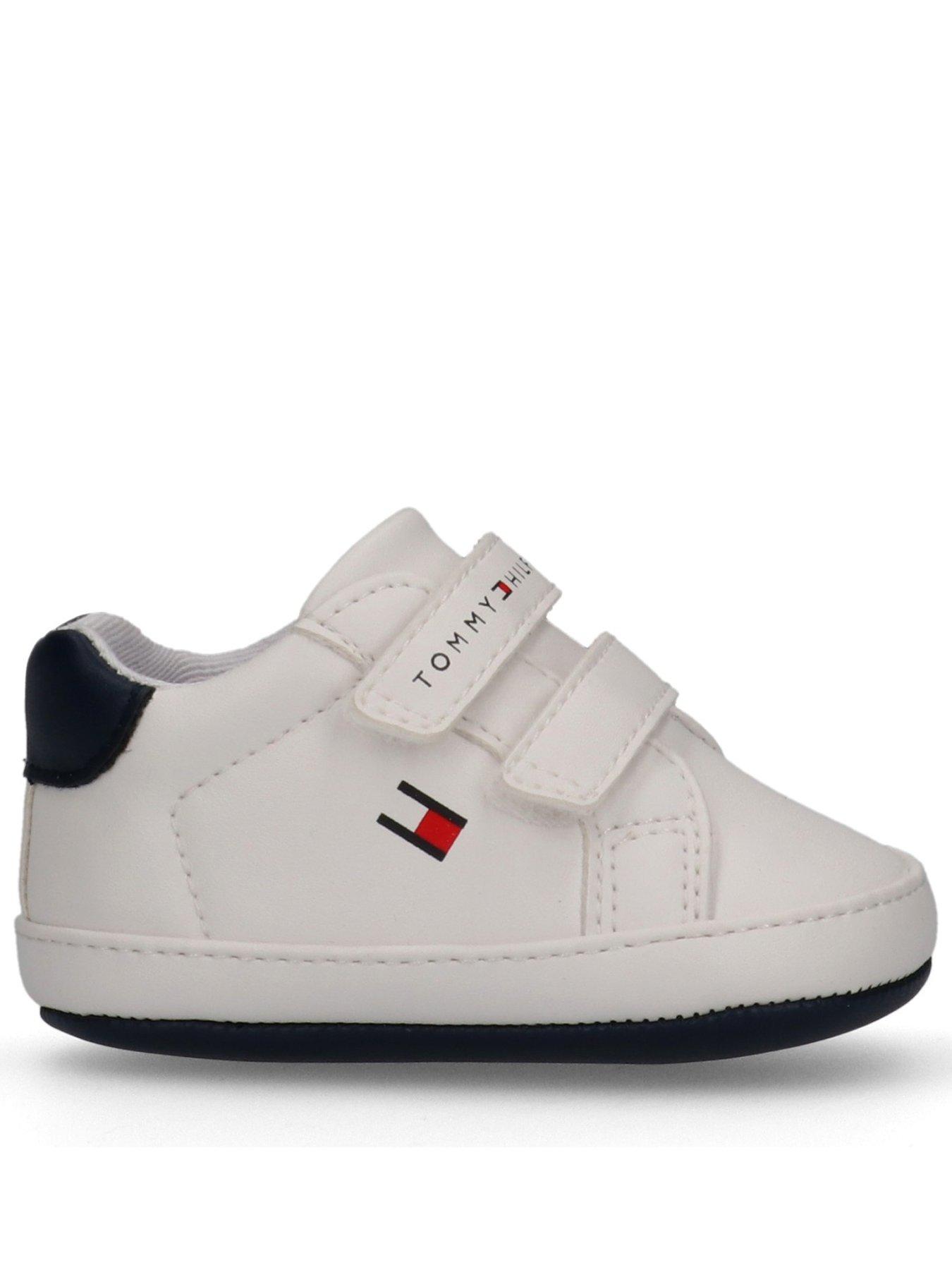 Tommy Hilfiger Kids Low Cut Velcro Sneaker - White