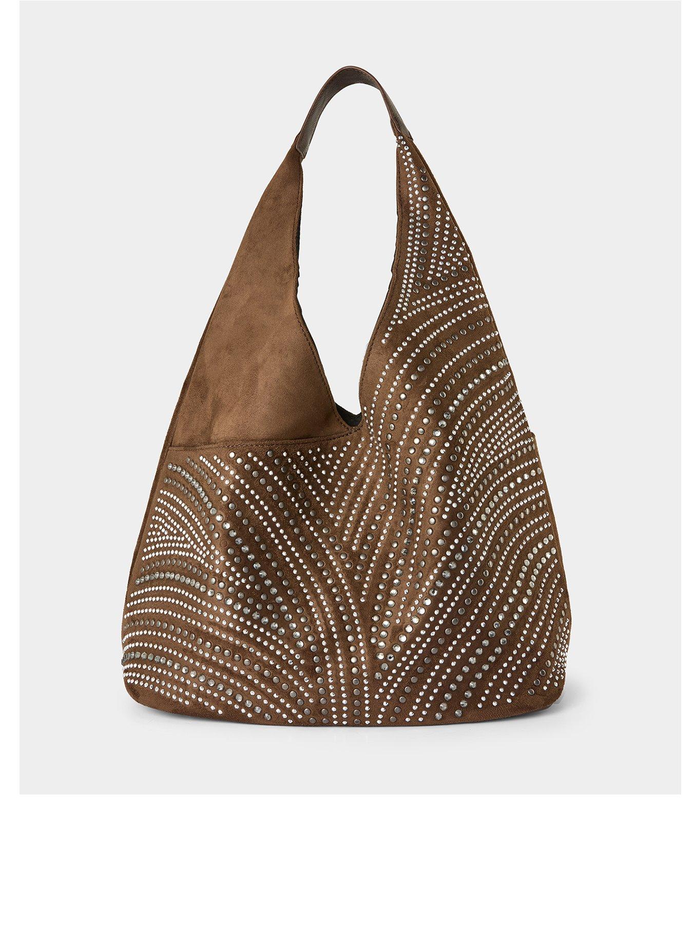 joe-browns-sparkle-studded-boho-shoulder-bag-brown