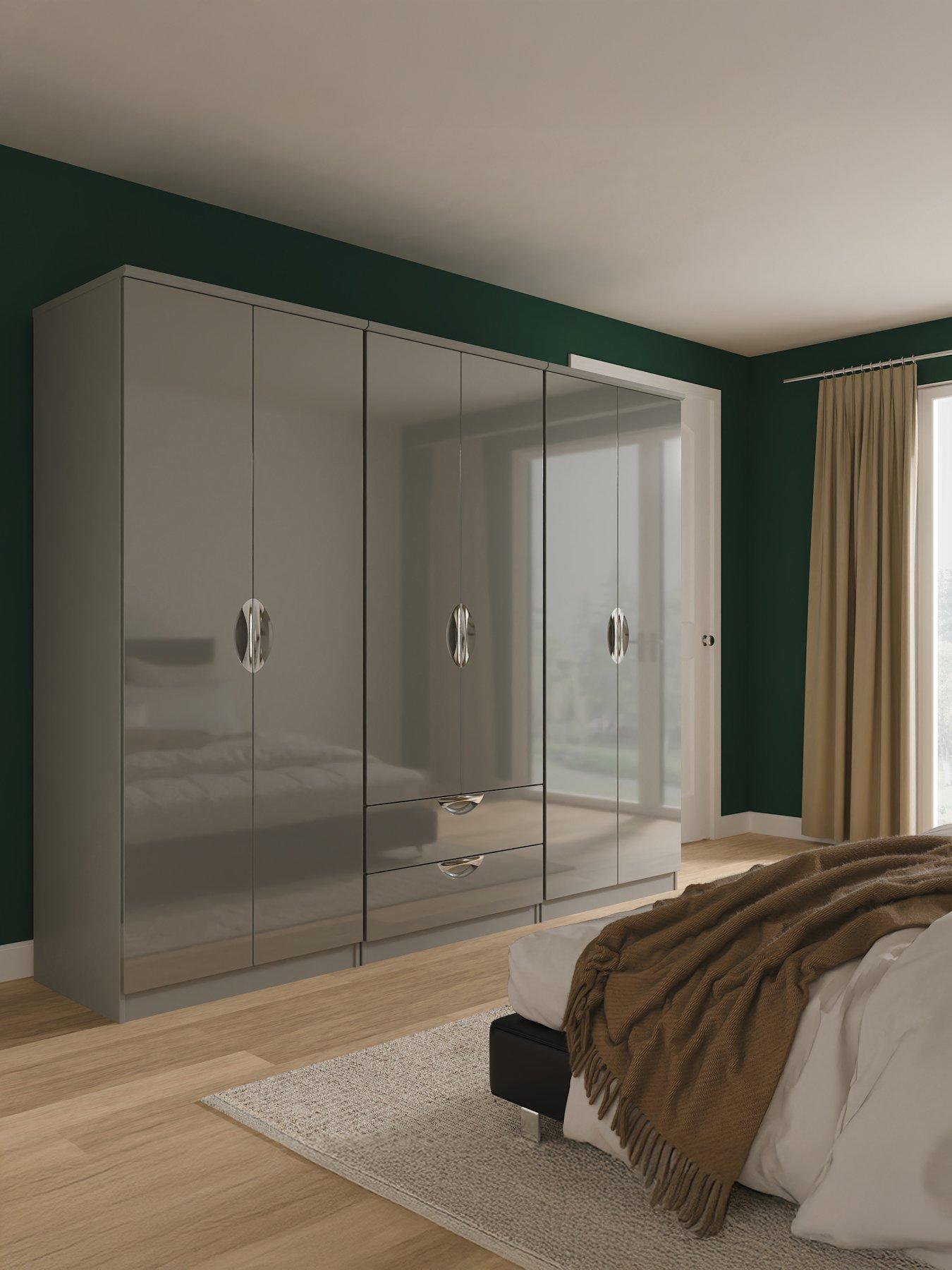 SWIFT Alva 6 Door 2 Drawer Wardrobe