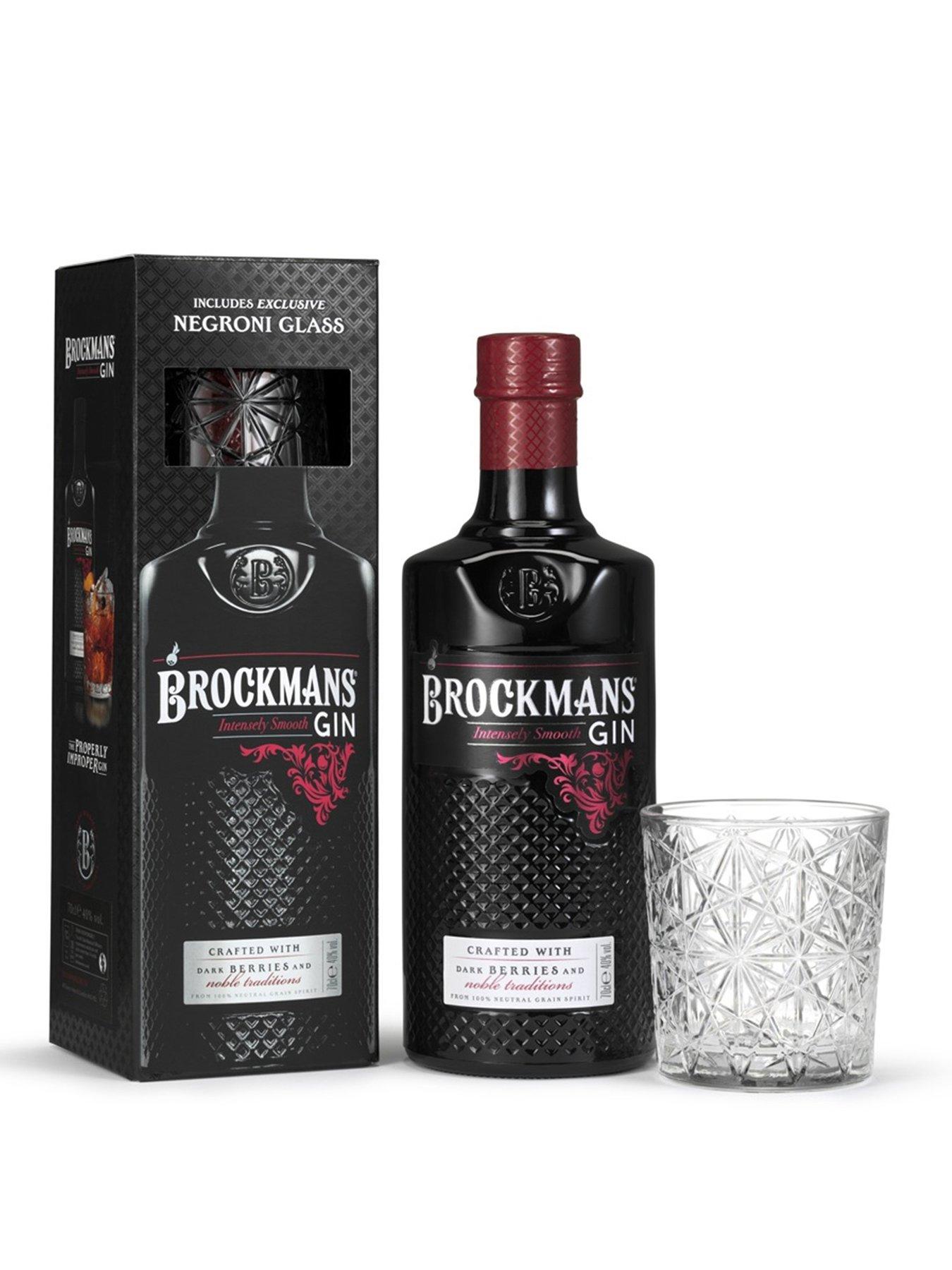 Brockmans Gin 70cl and Negroni Glass Pack