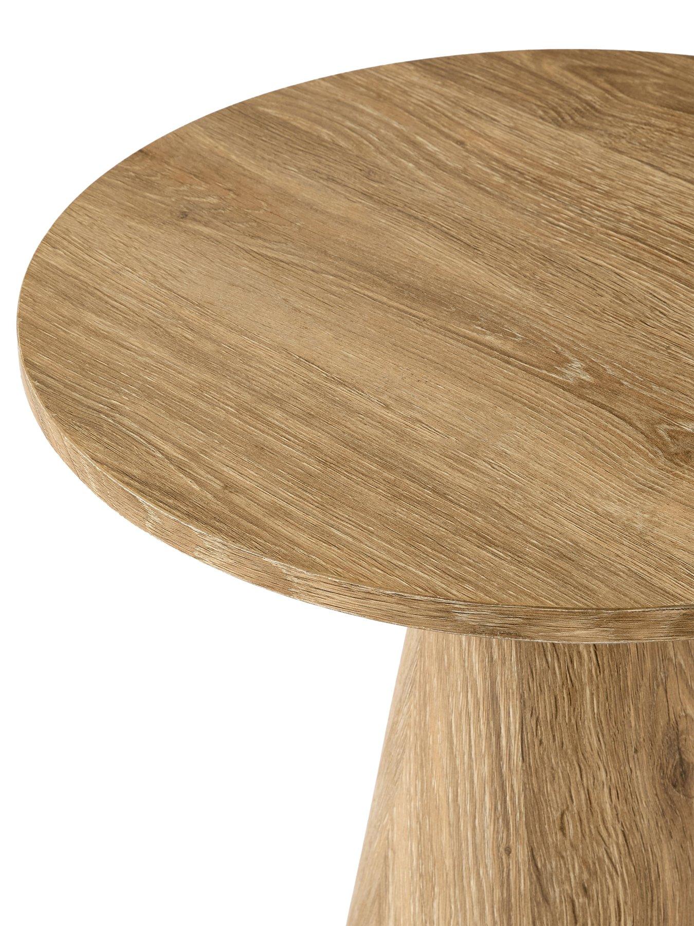 Image 4 of 6 of Michelle Keegan Home Sculpt Set of&nbsp;2 Side Tables - Oak - FSC&reg; Certified