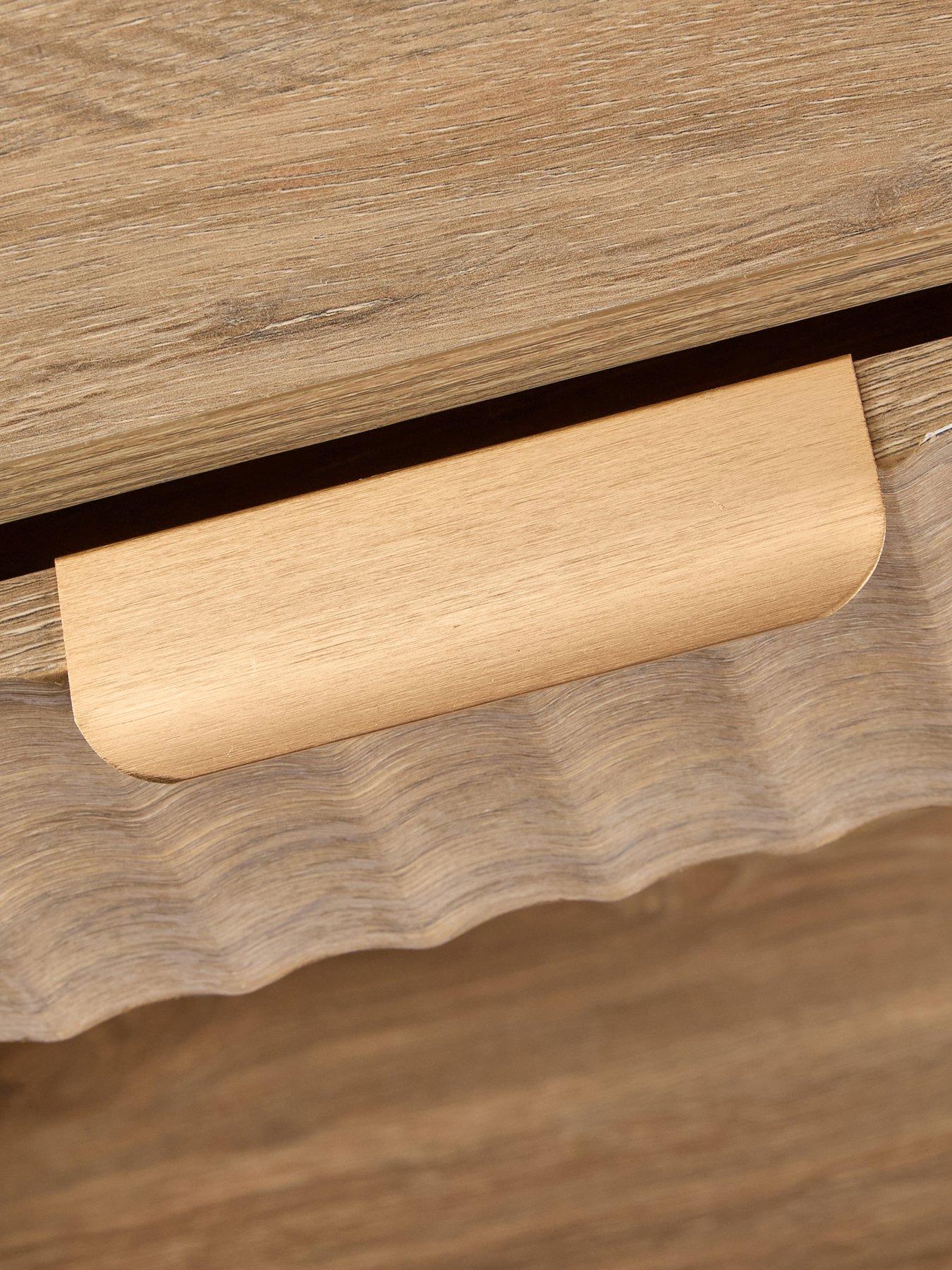 Image 6 of 7 of Michelle Keegan Home Sculpt Console Table - Oak - FSC&reg; Certified