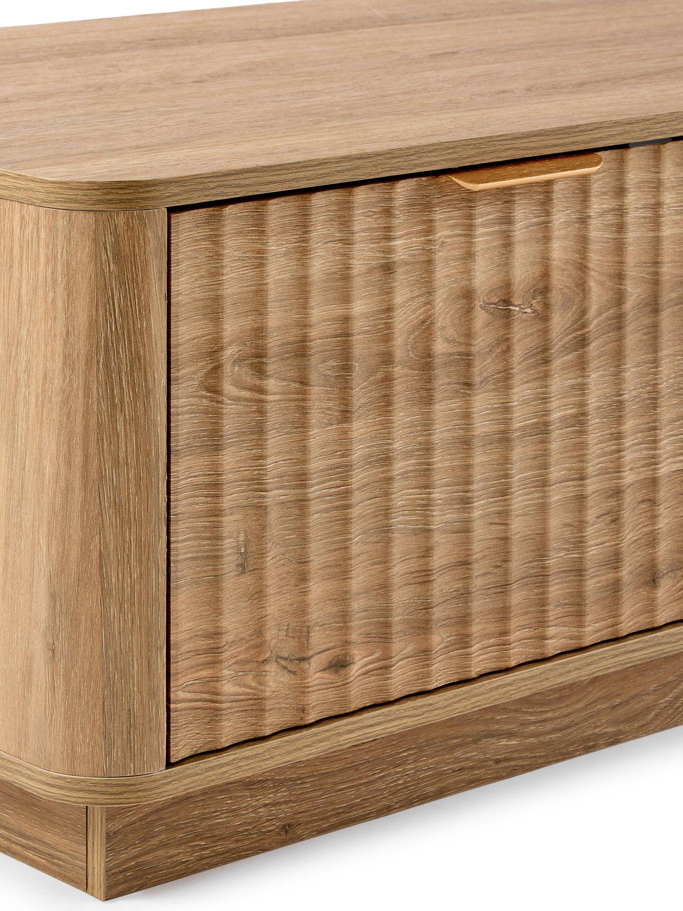 Image 7 of 7 of Michelle Keegan Home Sculpt 2 Drawer&nbsp;Coffee Table - Oak - FSC&reg; Certified