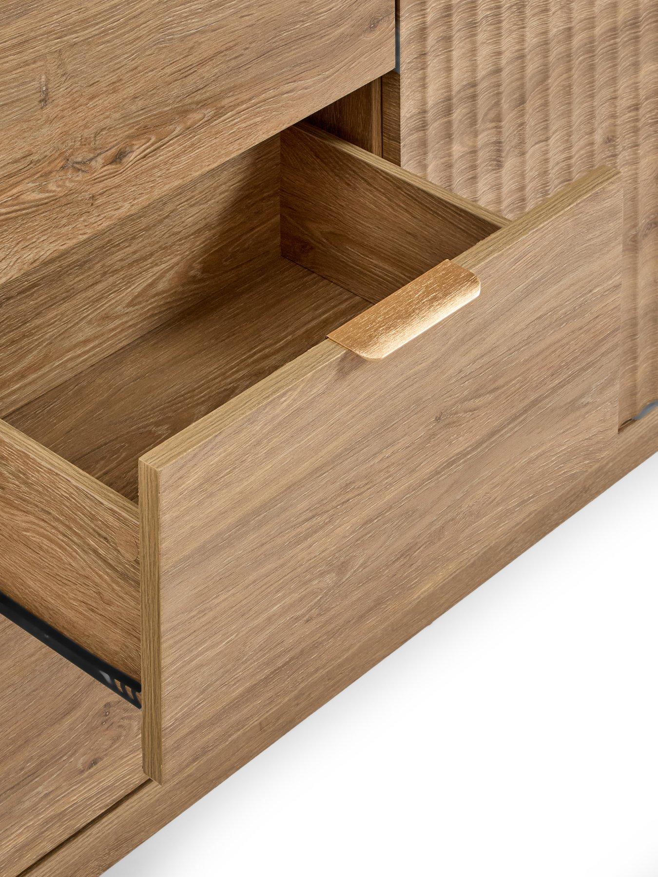 Image 7 of 7 of Michelle Keegan Home Sculpt 2 Door, 3 Drawer Sideboard - Oak - FSC&reg; Certified