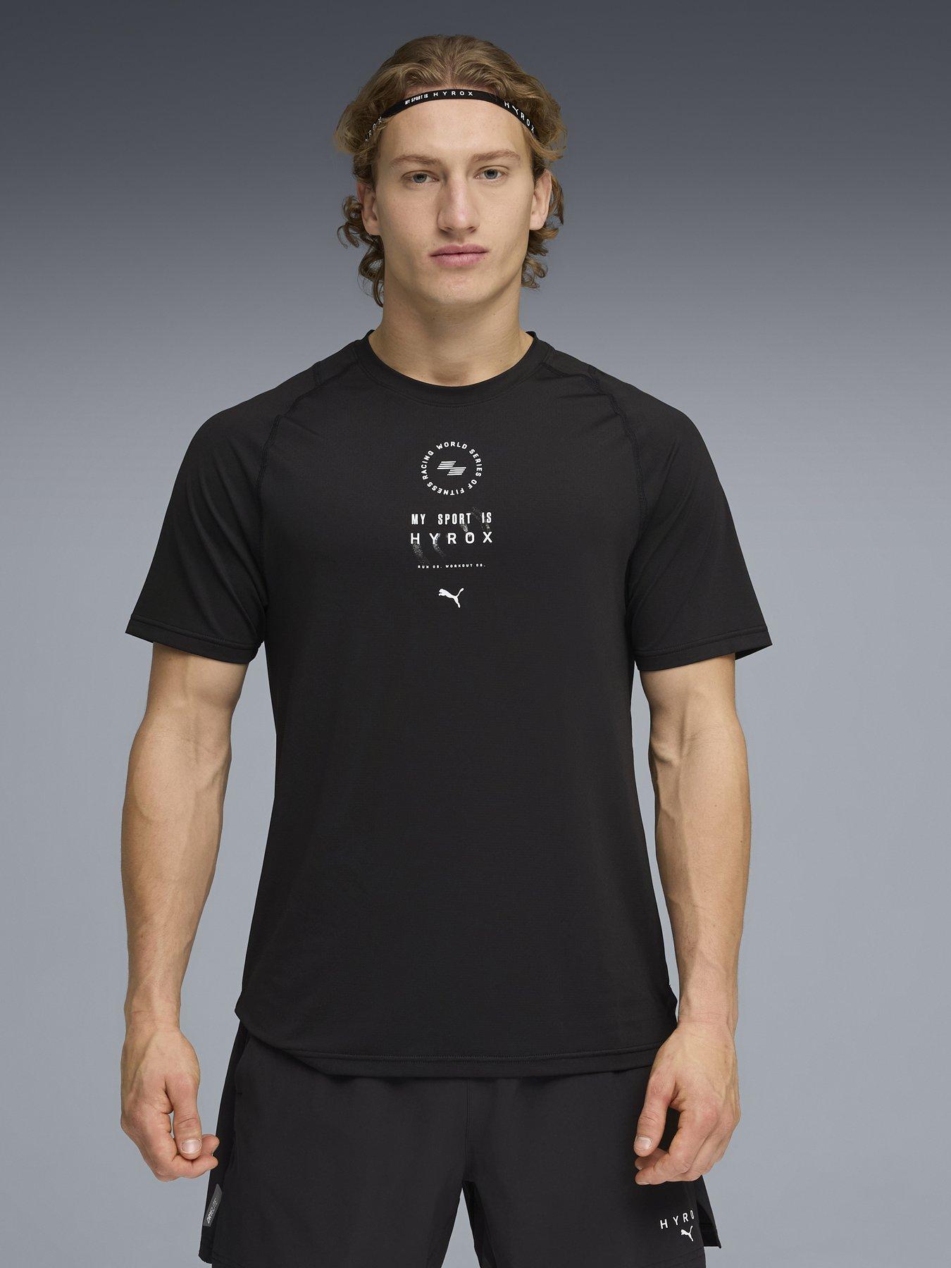Puma Mens Training X Hyrox Dryelite Training T-Shirt, Black, Size M, Men