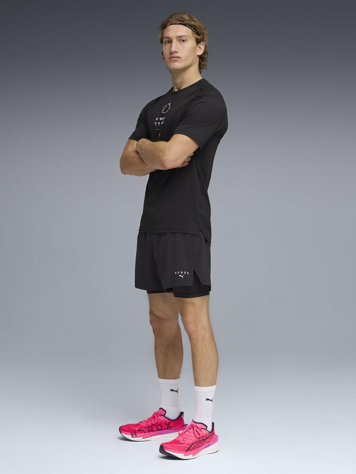 Image 3 of 5 of Puma Mens Training X Hyrox Dryelite Training T-Shirt - Black