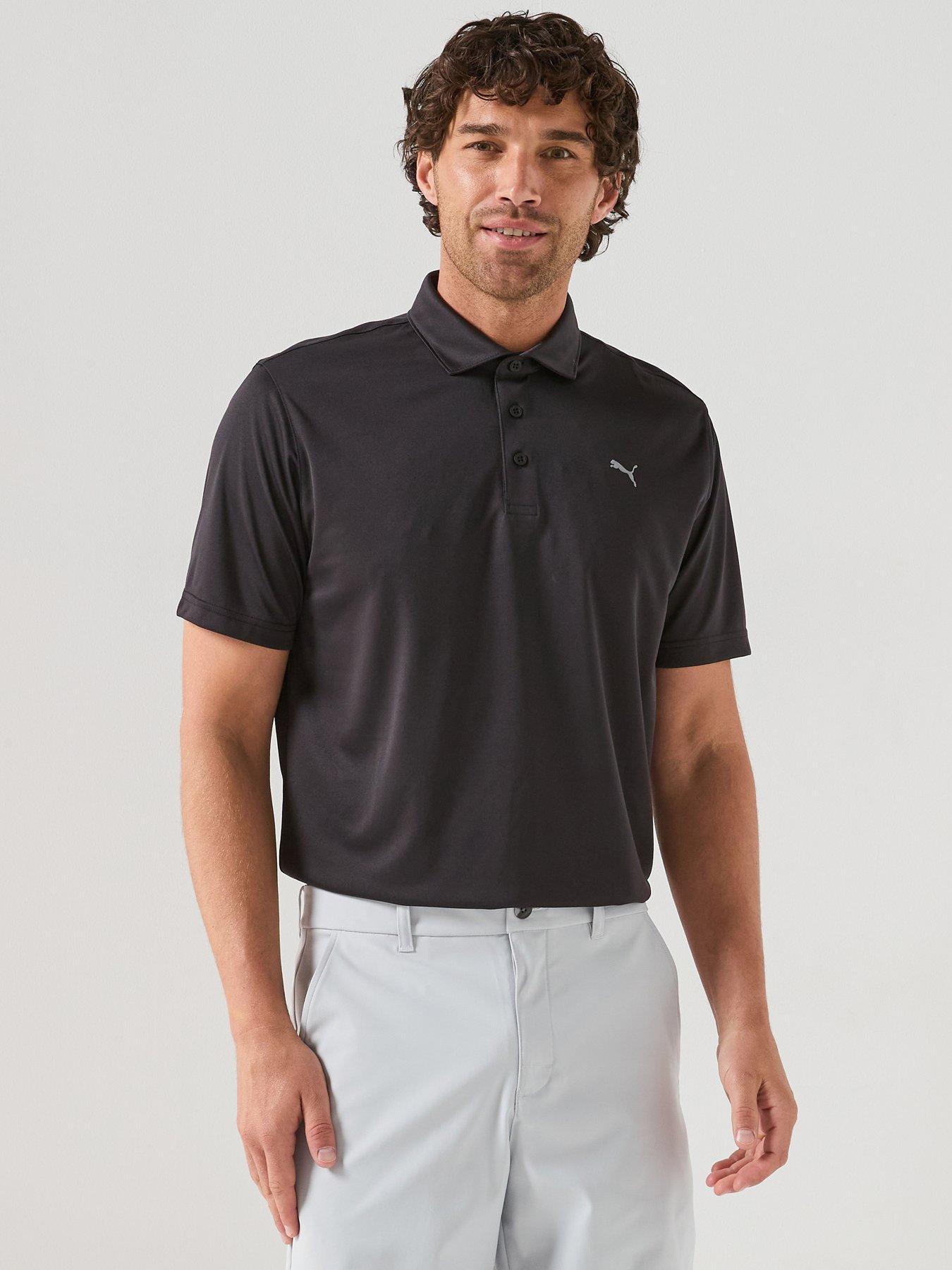 Puma: Mens Golf Pure 3.0 Polo T-Shirt - Black