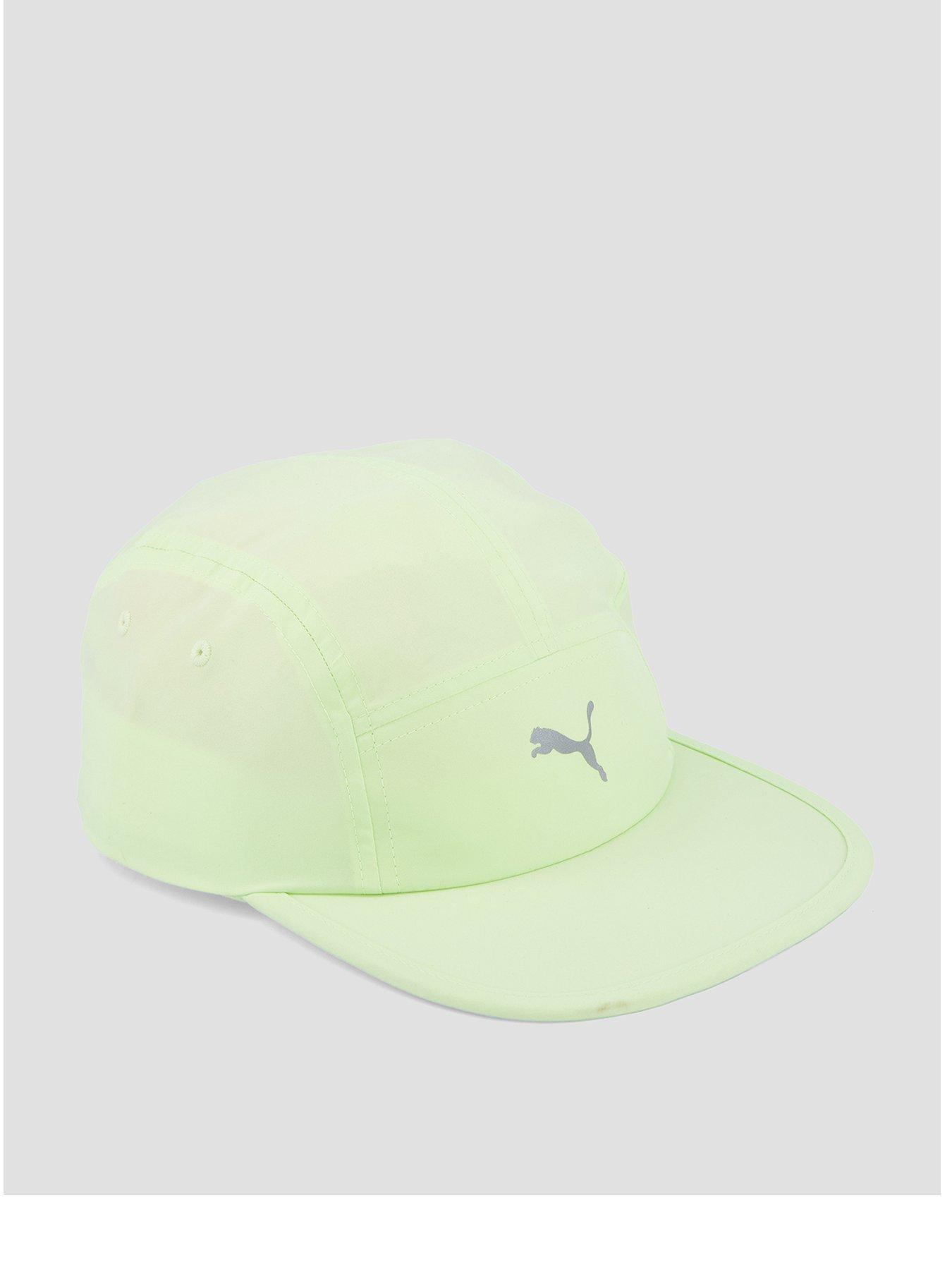 Image 1 of 4 of Puma Mens Running Essentials 5 Panel Cap - Yellow