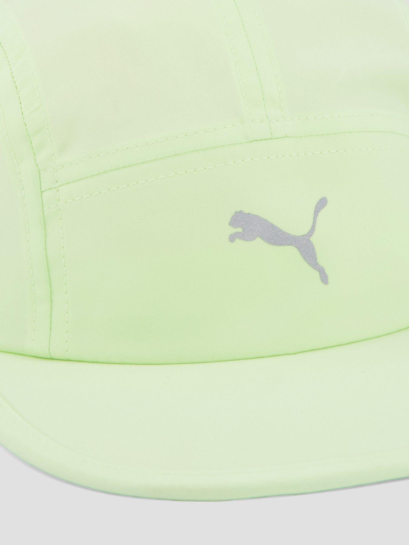 Image 3 of 4 of Puma Mens Running Essentials 5 Panel Cap - Yellow