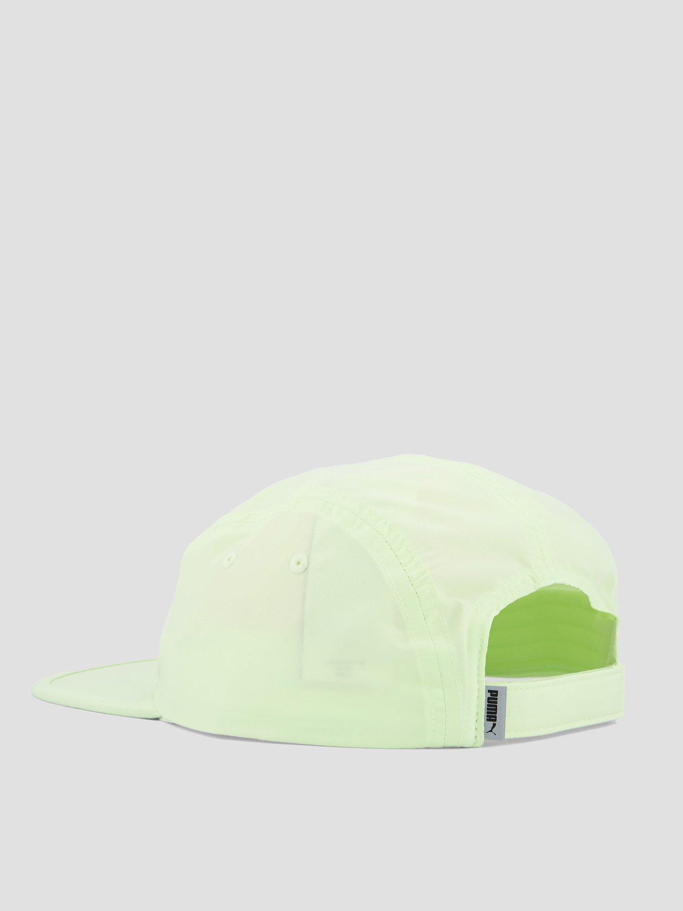 Image 4 of 4 of Puma Mens Running Essentials 5 Panel Cap - Yellow