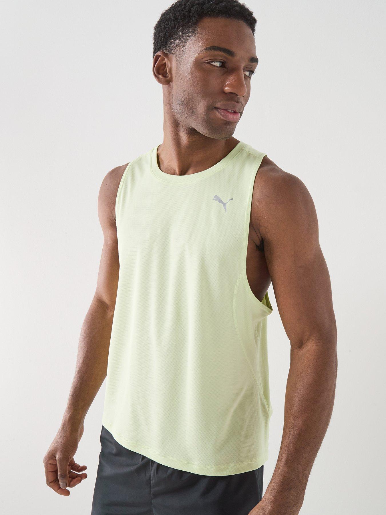 Puma Mens Running Velocity Tank - Yellow