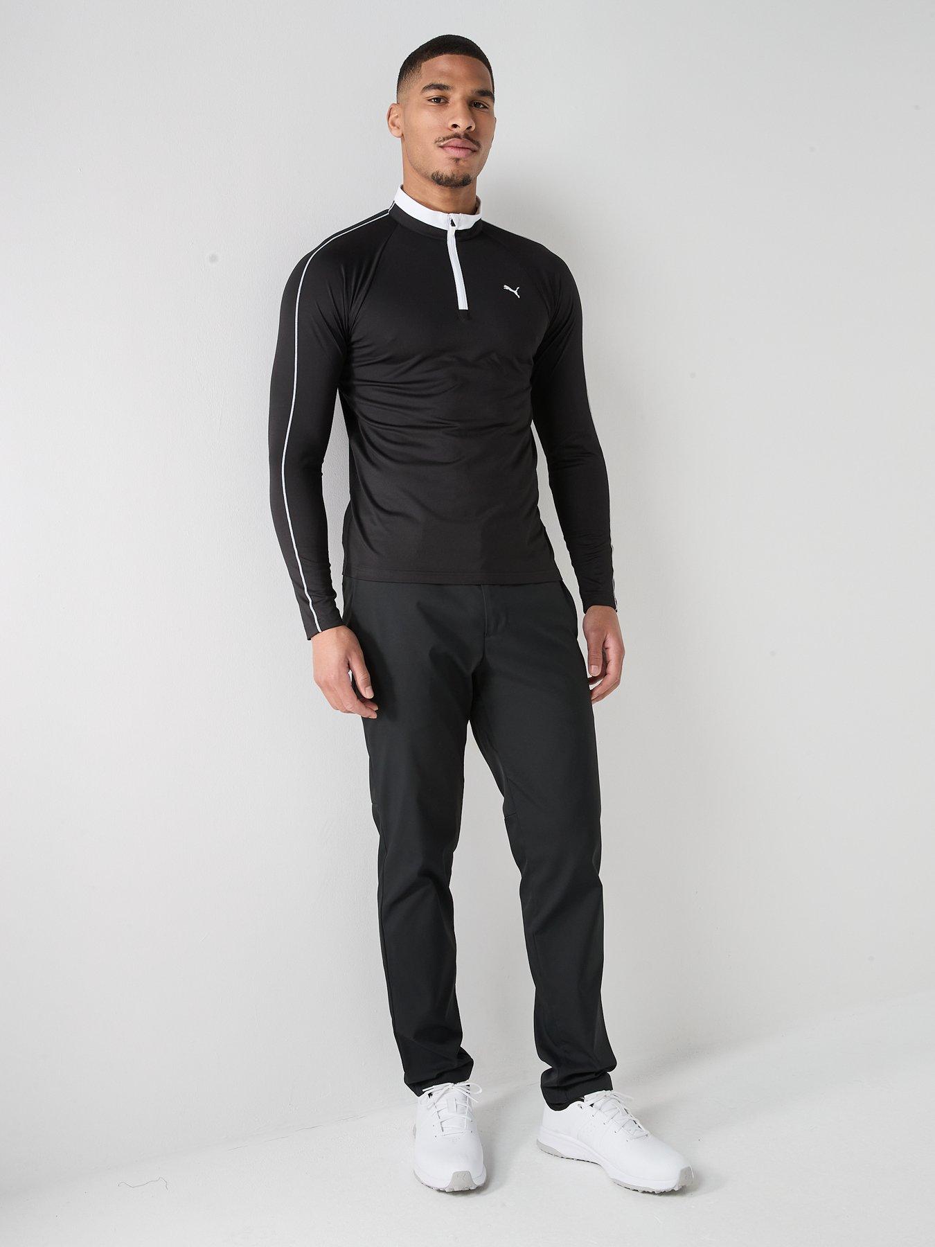 Image 3 of 5 of Puma Mens Golf Pure 3.0 Quarter Zip - Black