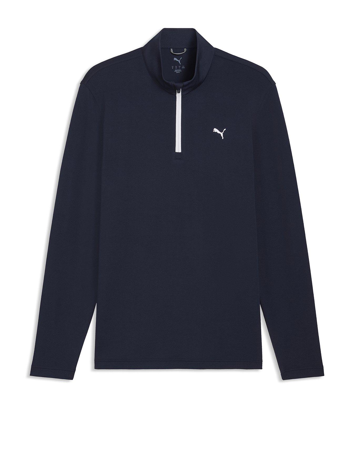 Puma Mens Golf Pure 3.0 Quarter Zip - Navy