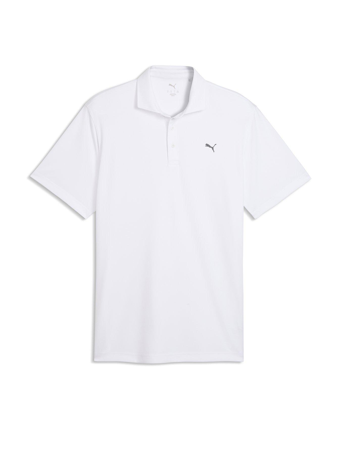 Image 1 of 2 of Puma Mens Golf Pure 3.0 Polo T-Shirt - White
