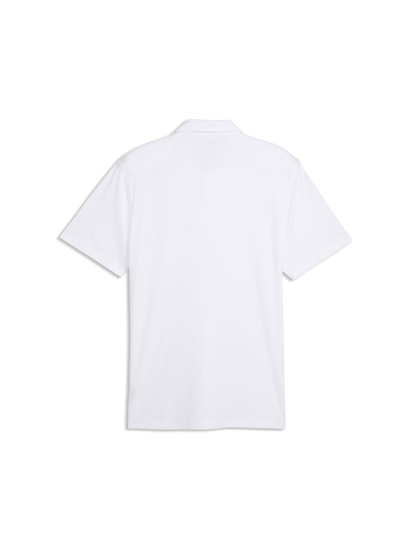 Image 2 of 2 of Puma Mens Golf Pure 3.0 Polo T-Shirt - White