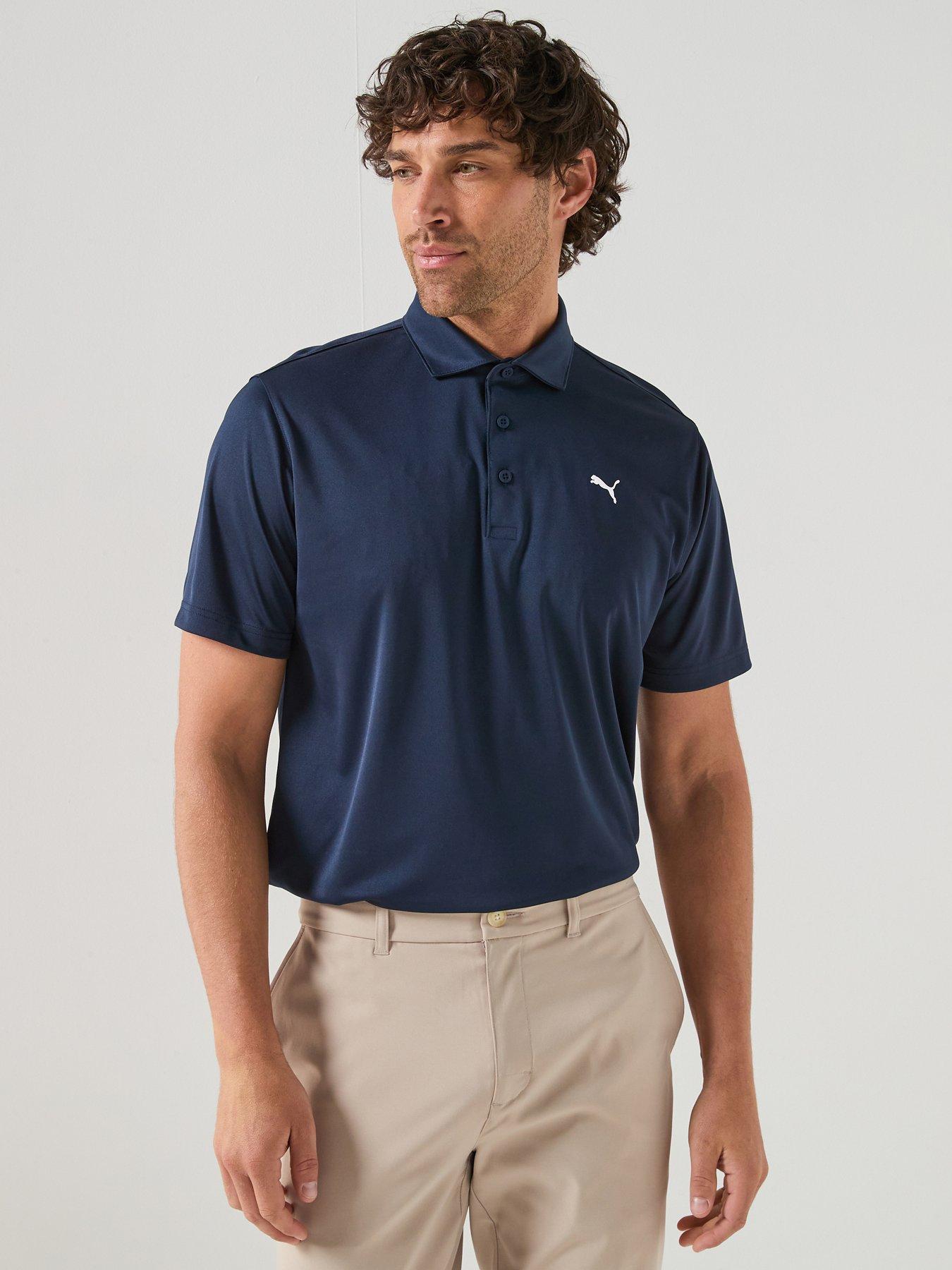 Puma Mens Golf Pure 3.0 Polo T-Shirt - Navy