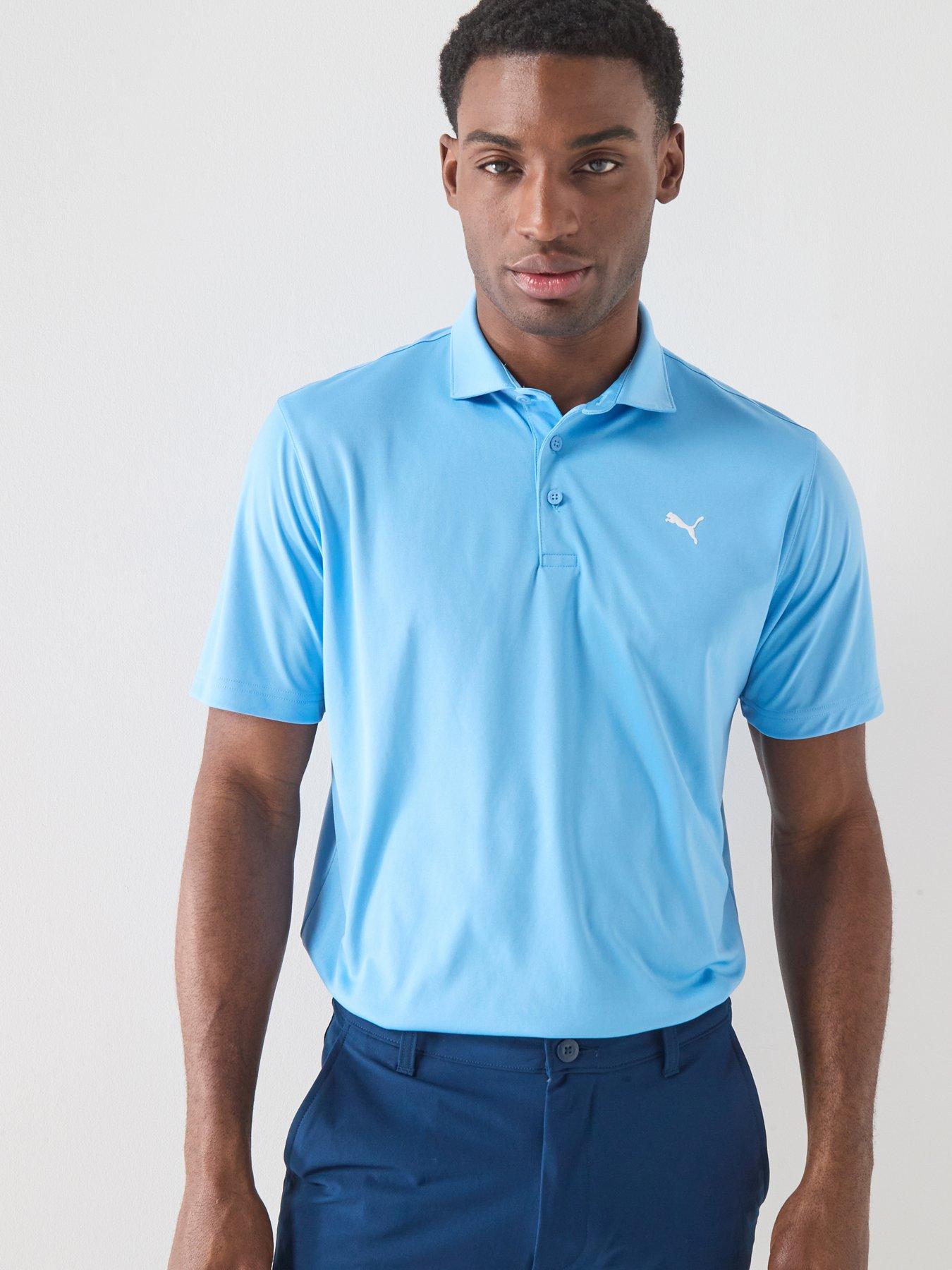 Image 1 of 4 of Puma Mens Golf Pure 3.0 Polo - Blue