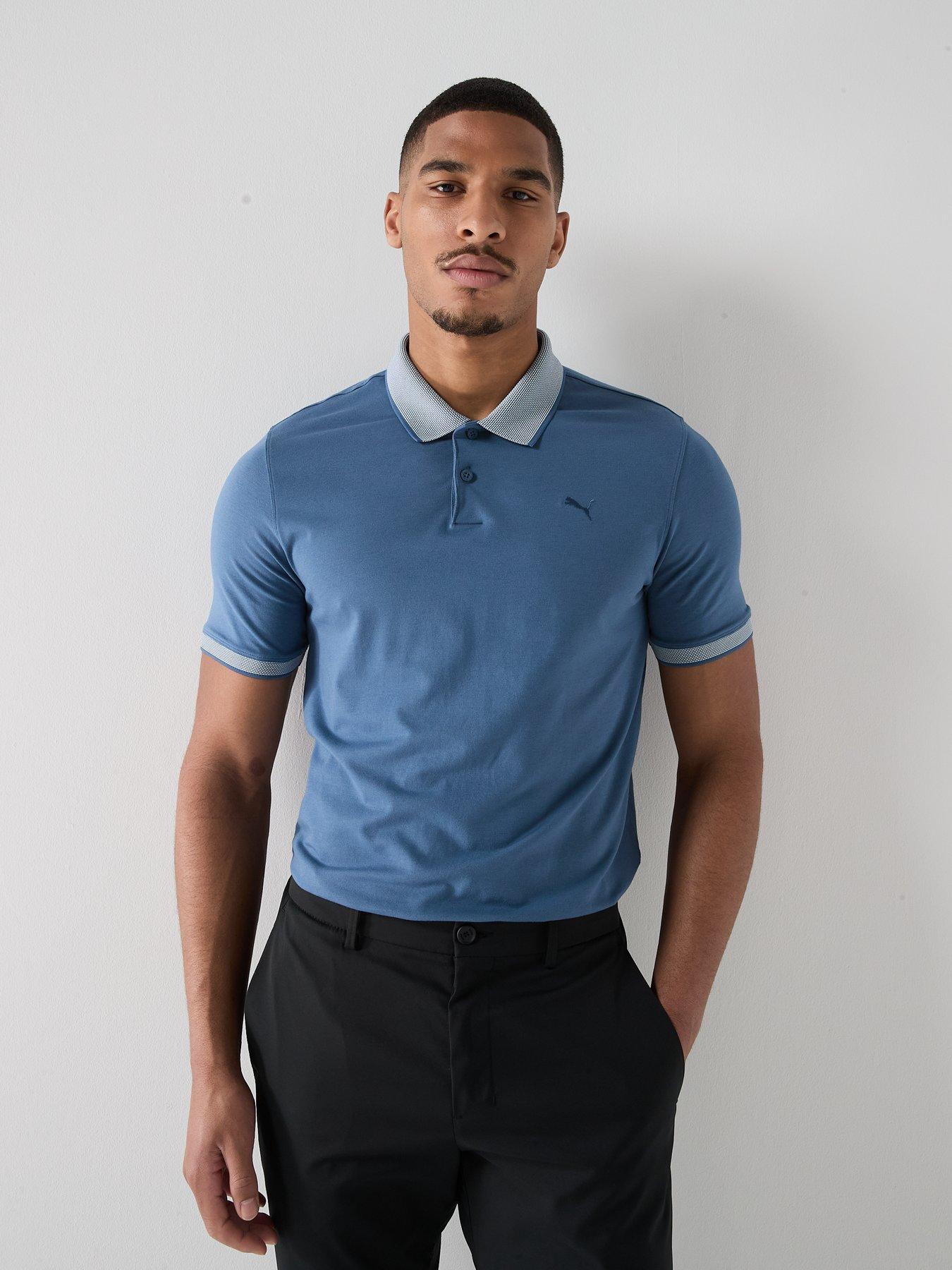 Image 1 of 5 of Puma Mens Golf Modalon Crafted Polo - Navy