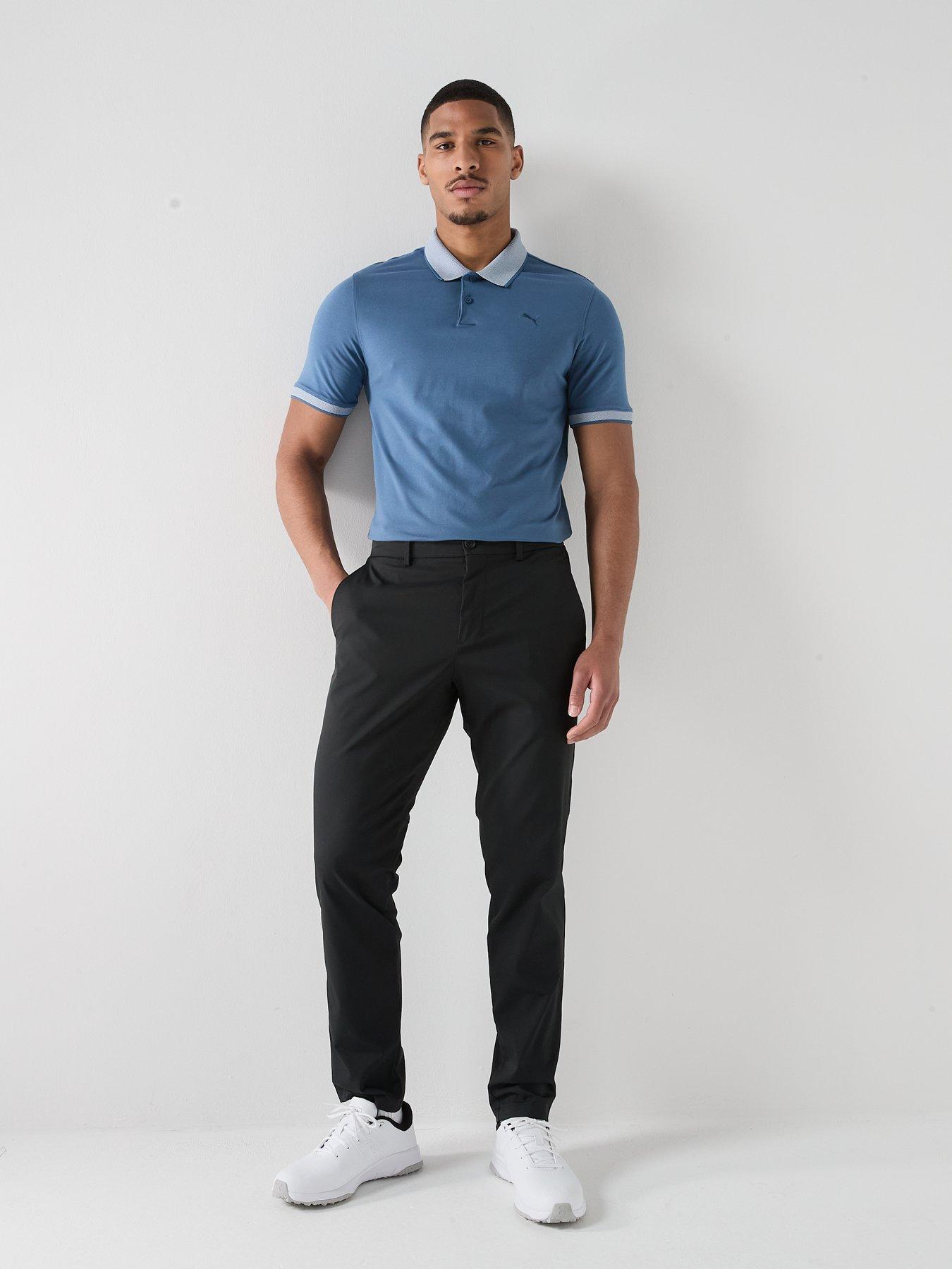 Image 3 of 5 of Puma Mens Golf Modalon Crafted Polo - Navy