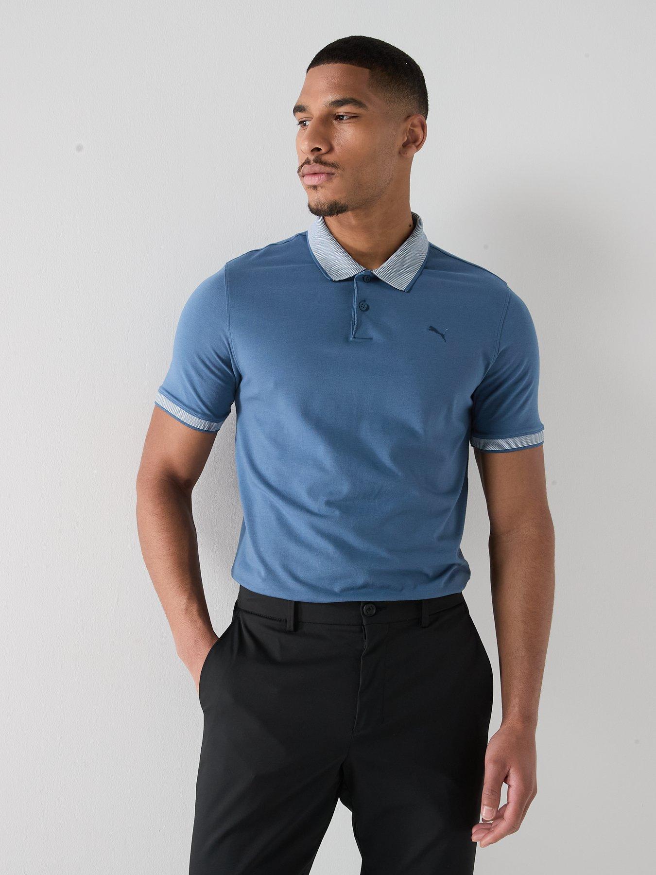 Image 5 of 5 of Puma Mens Golf Modalon Crafted Polo - Navy