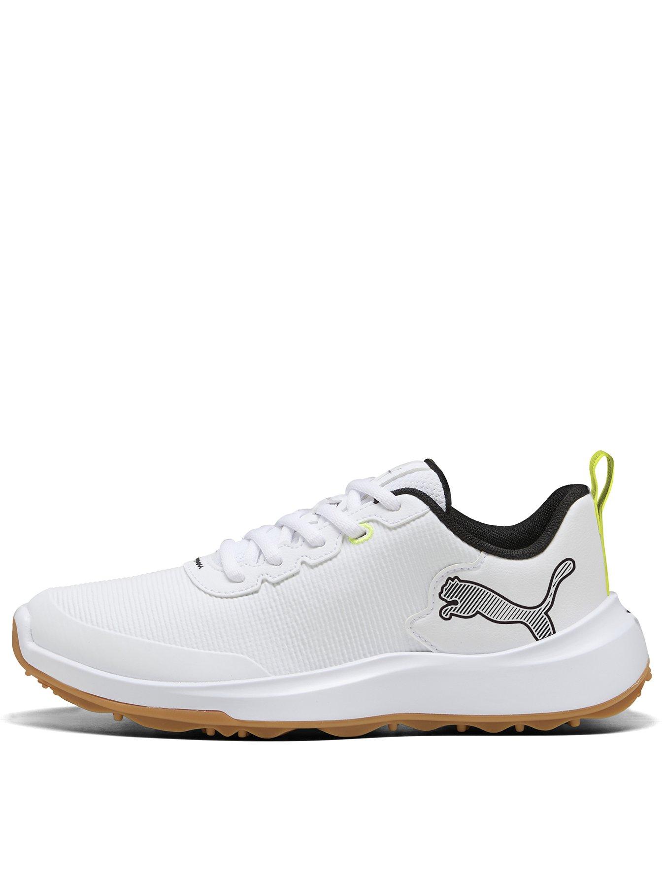 Puma Junior Boys Golf Gruve Sport Shoes - White
