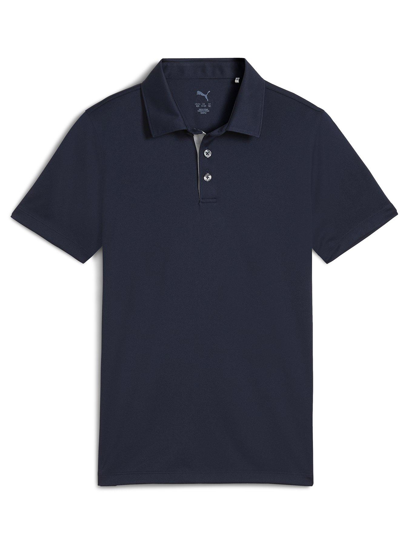 Puma Junior Boys Golf Pure 2.0 Polo - Navy