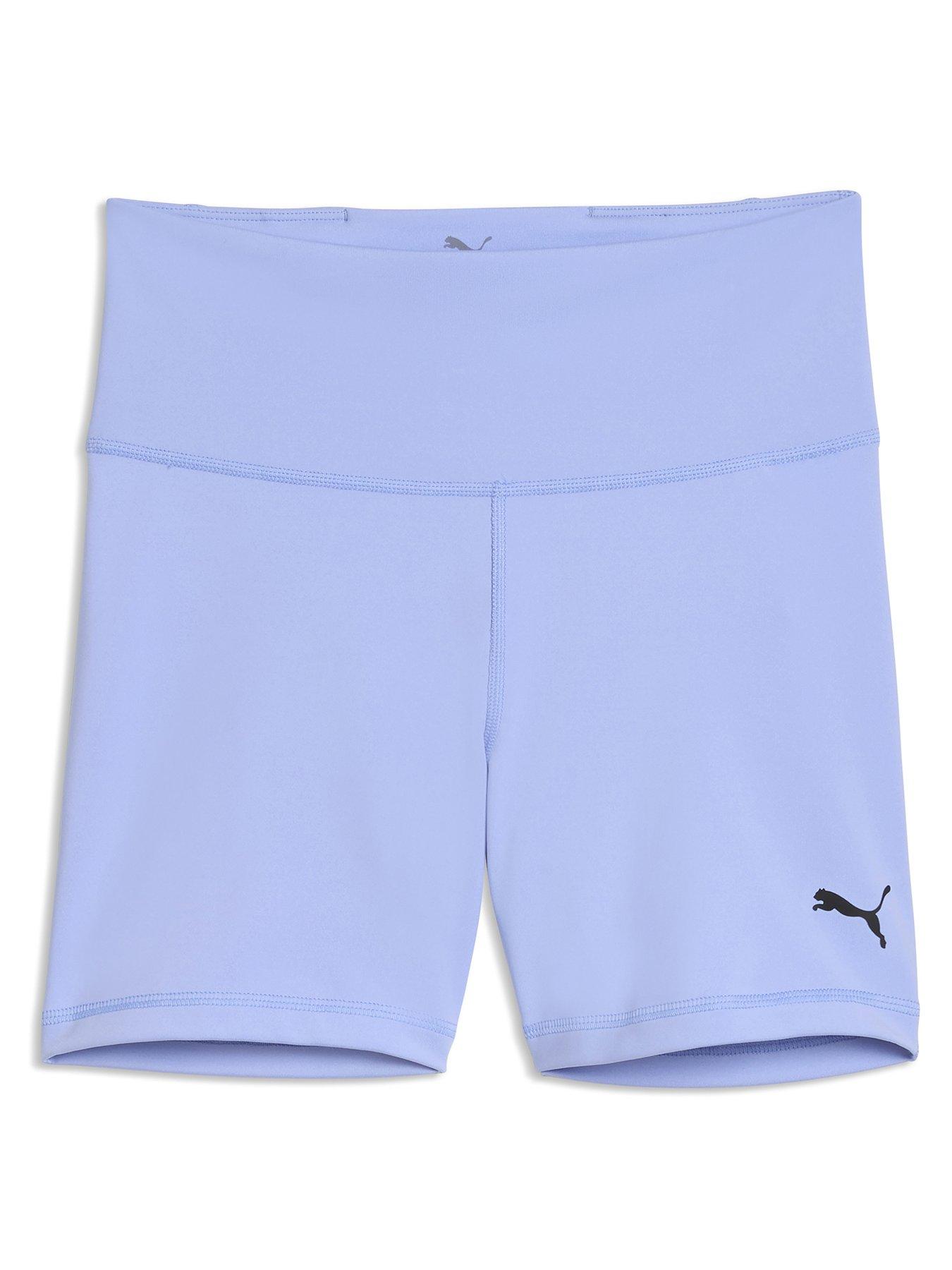 Puma Womens Training Tad Essential High Waist 5Inch Bike Shorts - Purple
