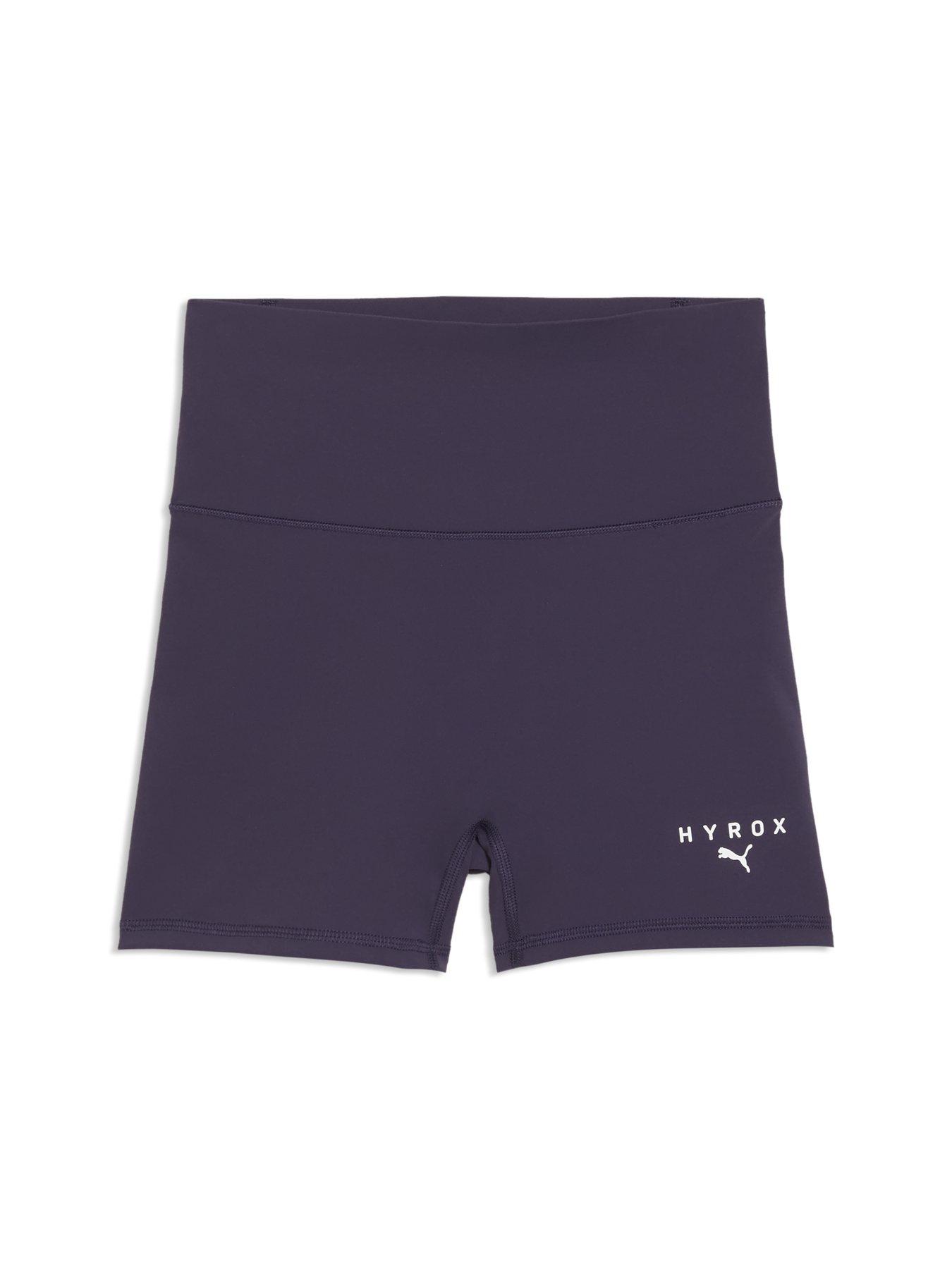 Puma Womens Training X Hyrox Shapeluxe 3-Inch Bike Shorts - Purple
