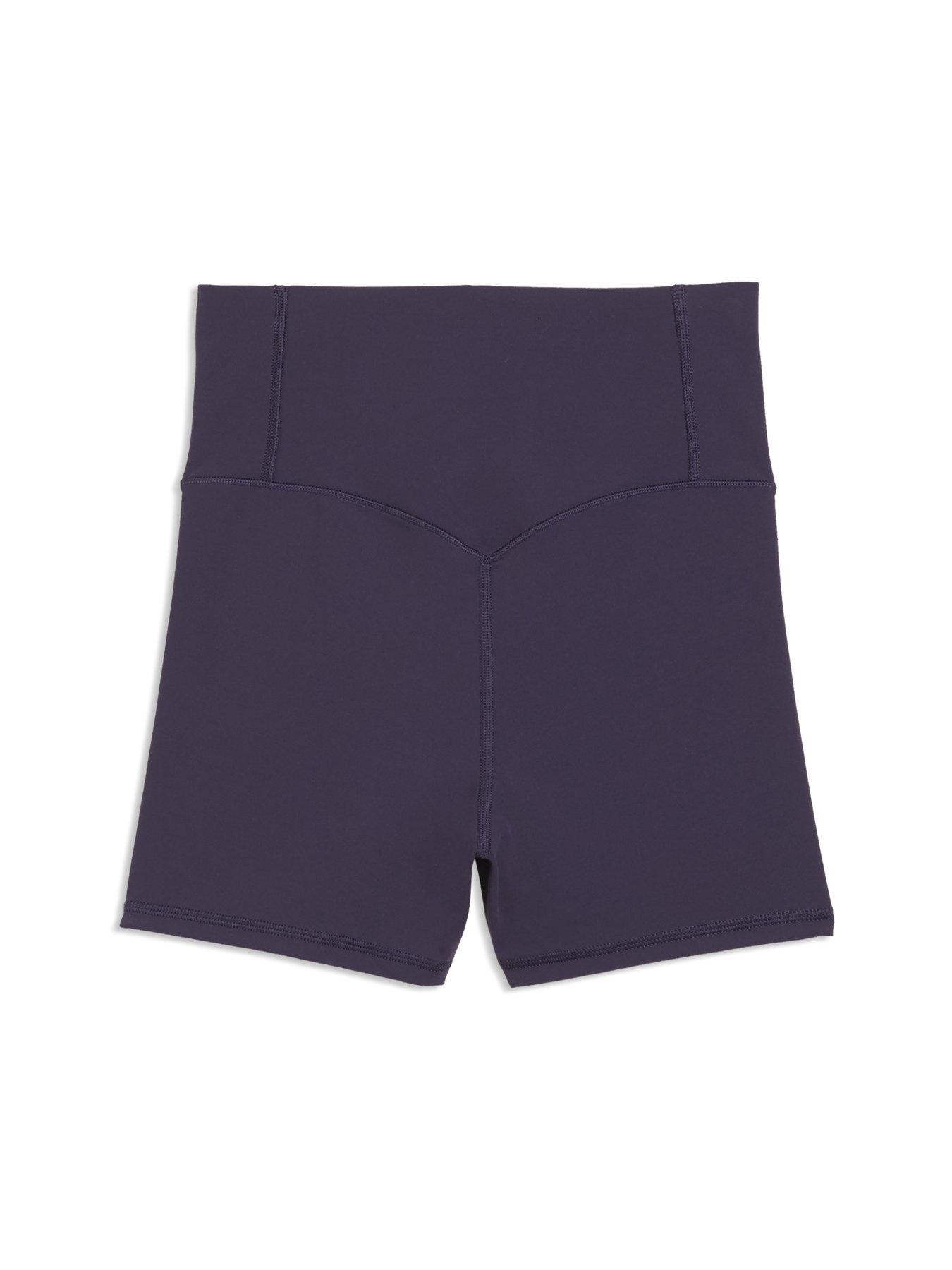 Puma Womens Training X Hyrox Shapeluxe 3-Inch Bike Shorts - Purple