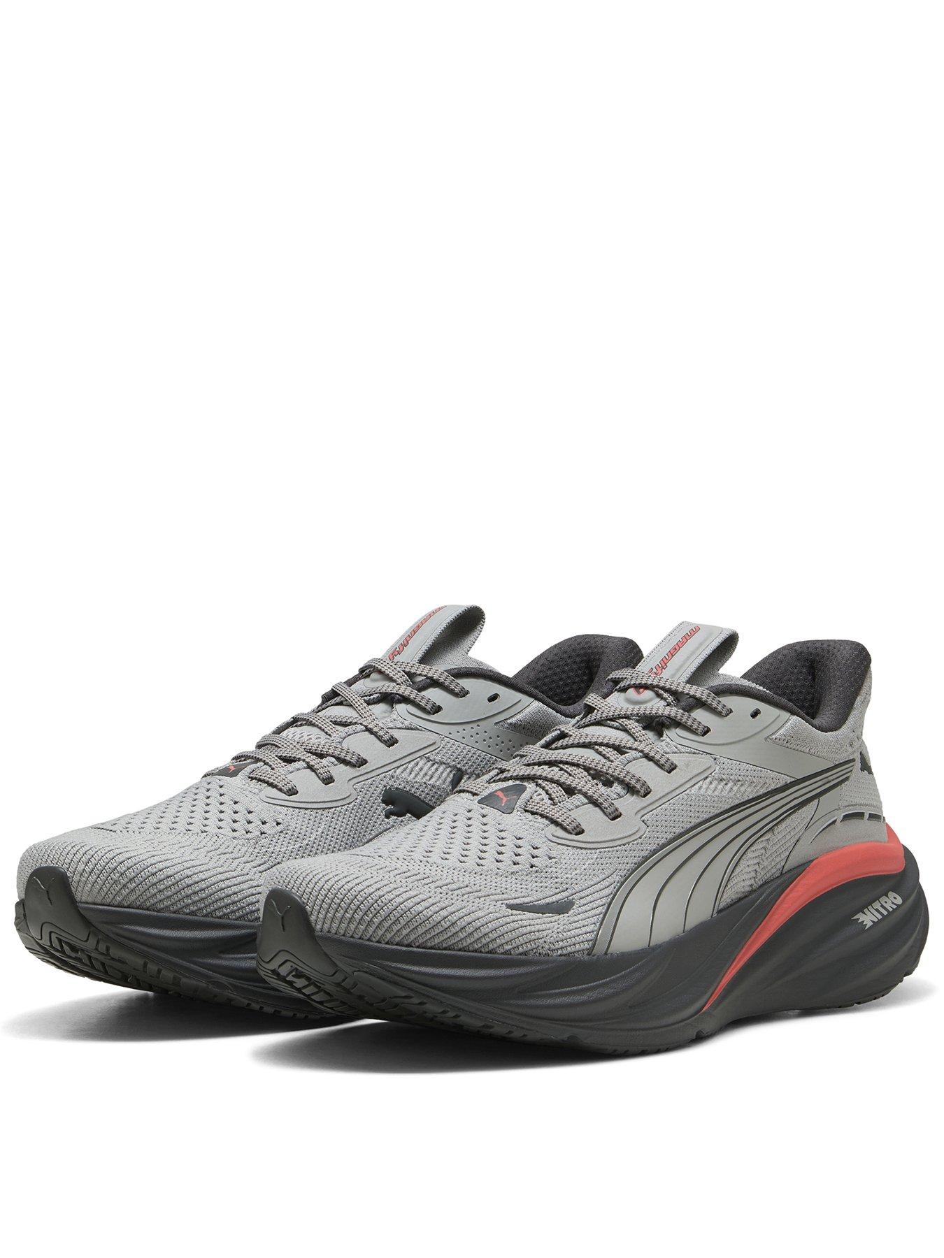 Image 1 of 5 of Puma Mens Running Magnify Nitro 3 Trainers - Grey