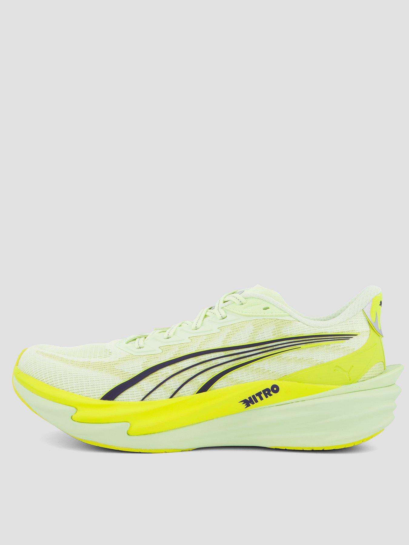 puma-womens-running-deviate-nitro-4-trainers-yellow