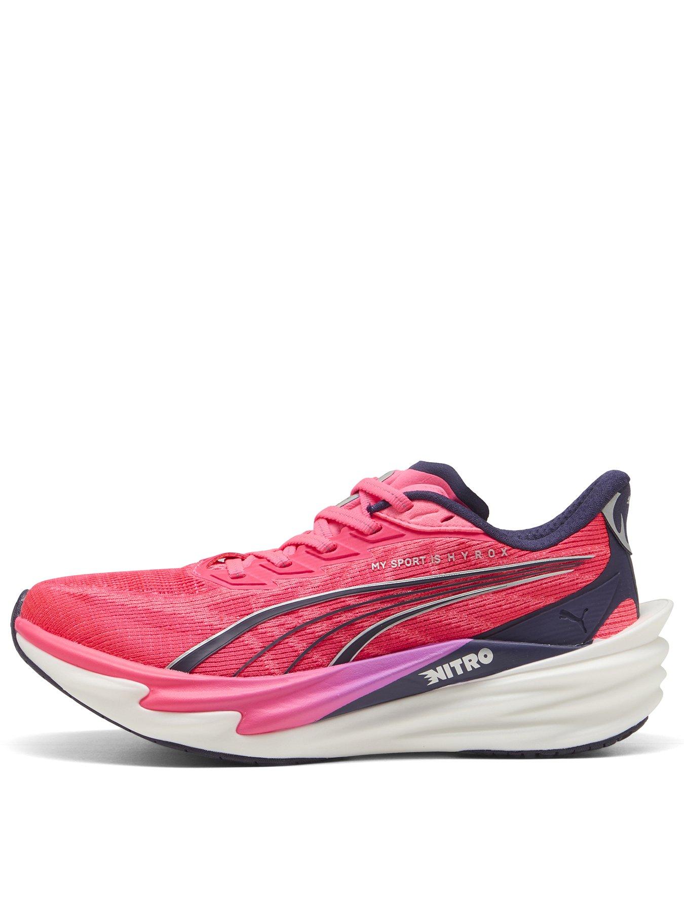 Puma Womens Running Deviate Nitro 4 X Hyrox Trainers - Pink
